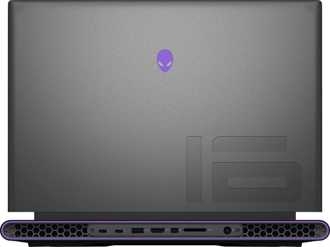 لپ تاپ گیمینگ Dell Alienware M16 مدل 2023، صفحه نمایش 16 اینچی QHD+ 165 هرتز، پردازنده Core i7-13700HX با 16 هسته، 16 گیگابایت رم، 1 ترابایت SSD، کارت گرافیک NVIDIA RTX 4070 8GB، نور پس زمینه RGB، صفحه کلید انگلیسی، ویندوز 11 پرو، رنگ Dark Metallic Moon لپ تاپ گیمینگ Dell Alienware M16 مدل 2023، صفحه نمایش 16 اینچی QHD+ 165 هرتز، پردازنده Core i7-13700HX با 16 هسته، 16 گیگابایت رم، 1 ترابایت SSD، کارت گرافیک NVIDIA RTX 4070 8GB، نور پس زمینه RGB، صفحه کلید انگلیسی، ویندوز 11 پرو، رنگ Dark Metallic Moon