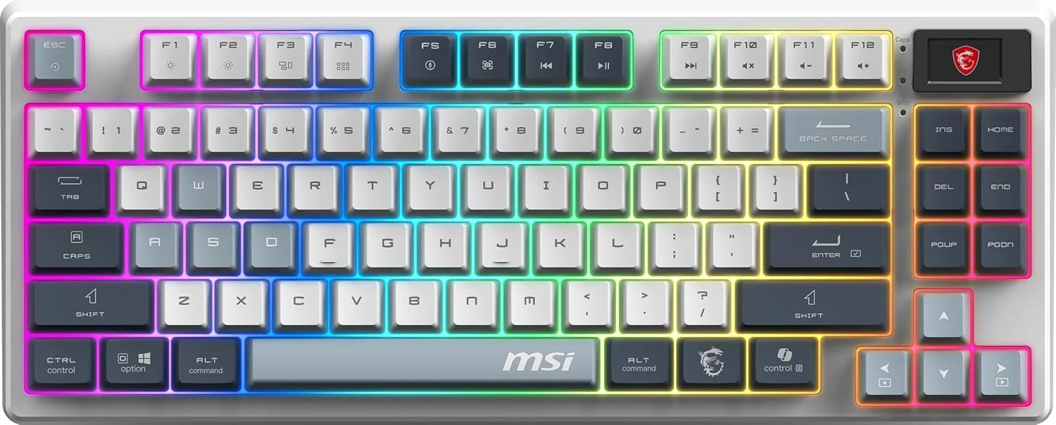 کیبورد گیمینگ بی سیم KYB WIRELESS FORGE GK600 TKL SKY UK