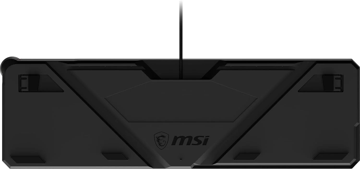 MSI Strike 600 - سوئیچهای KAILH Midnight PRO Silent Tactile - کلیدهای ارگونومیک، پایه ضد لغزش، نورپردازی RGB Mystic Light برای هر کلید، USB 2.0 - اندازه کامل MSI Strike 600 - سوئیچهای KAILH Midnight PRO Silent Tactile - کلیدهای ارگونومیک، پایه ضد لغزش، نورپردازی RGB Mystic Light برای هر کلید، USB 2.0 - اندازه کامل