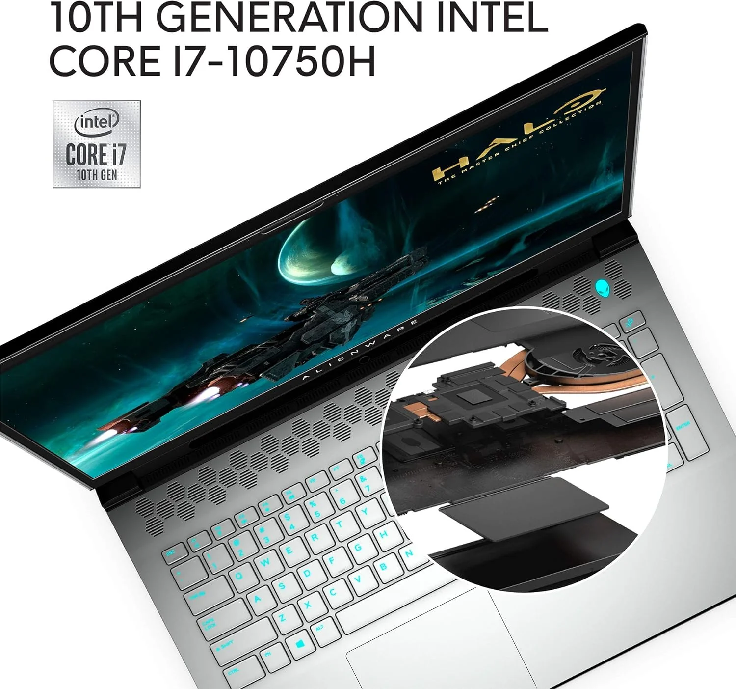 لپ تاپ گیمینگ 17.3 اینچی Dell Alienware m17 R3 FHD (نور ماه) پردازنده Intel Core i7-10750H نسل دهم، 16 گیگابایت رم DDR4، 1 ترابایت SSD، کارت گرافیک Nvidia Geforce RTX 2070 8GB GDDR6، ویندوز 10 هوم لپ تاپ گیمینگ 17.3 اینچی Dell Alienware m17 R3 FHD (نور ماه) پردازنده Intel Core i7-10750H نسل دهم، 16 گیگابایت رم DDR4، 1 ترابایت SSD، کارت گرافیک Nvidia Geforce RTX 2070 8GB GDDR6، ویندوز 10 هوم