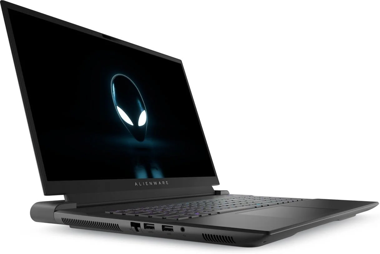 لپ تاپ گیمینگ Dell Alienware M18، پردازنده I7-13700HX، رم 32 گیگابایت، SSD 1 ترابایت، کارت گرافیک NVIDIA® GeForce RTXâ„¢ 4070 8GB، صفحه نمایش 18 اینچی QHD+، ویندوز 11، رنگ Dark Metallic Moon - [18R1-ALN-CTO1-M16]