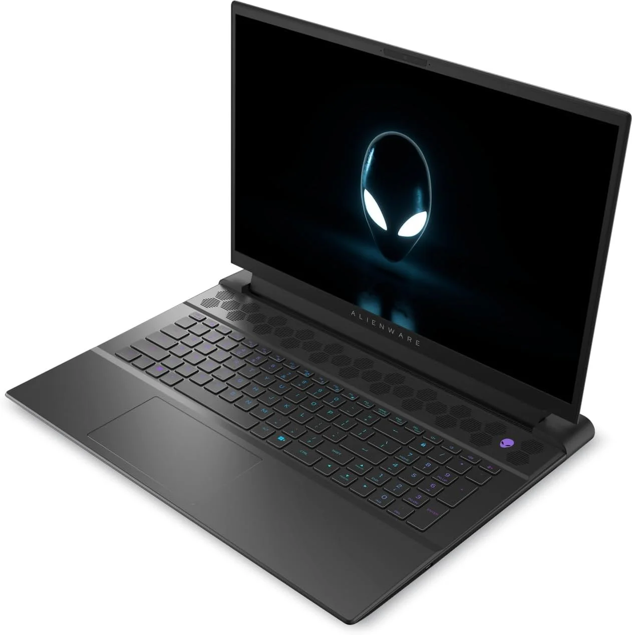 لپ تاپ گیمینگ Dell Alienware M18 (بازسازی شده)، پردازنده Intel I9-13900HX، رم 32 گیگابایت، SSD 2 ترابایت، کارت گرافیک NVIDIA GeForce RTX 4080 12GB GDDR6، صفحه نمایش 18 اینچی QHD+، ویندوز 11، Dark Metallic Moon - [18R1-ALN-CTO2-M16]