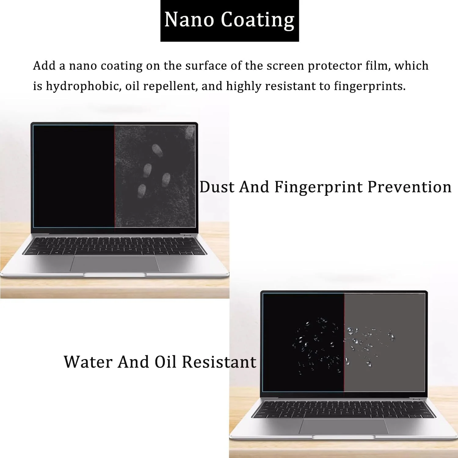 محافظ صفحه نمایش ضد تابش نور i-Tensodo بسته 2 عددی 18 اینچی برای لپ تاپ گیمینگ 18 اینچی، Dell Alienware m18/ Alienware m18 r1/ Alienware m18 r2/ Alienware 18 Area-51، فیلتر ضد تابش نور محافظ چشم