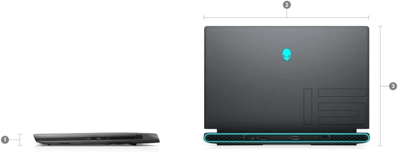 لپ تاپ Dell Alienware m15 R5 Ryzen Edition | صفحه نمایش 15.6 اینچی 1920x1080 FHD 360Hz | Ryzen 7-5800H - هارد درایو 512 گیگابایتی SSD - رم 16 گیگابایتی - Nvidia GeForce RTX 3060 | 8 هسته @ 4.4 گیگاهرتز - 6 گیگابایت GDDR6 Win 10 Pro مشکی لپ تاپ Dell Alienware m15 R5 Ryzen Edition | صفحه نمایش 15.6 اینچی 1920x1080 FHD 360Hz | Ryzen 7-5800H - هارد درایو 512 گیگابایتی SSD - رم 16 گیگابایتی - Nvidia GeForce RTX 3060 | 8 هسته @ 4.4 گیگاهرتز - 6 گیگابایت GDDR6 Win 10 Pro مشکی