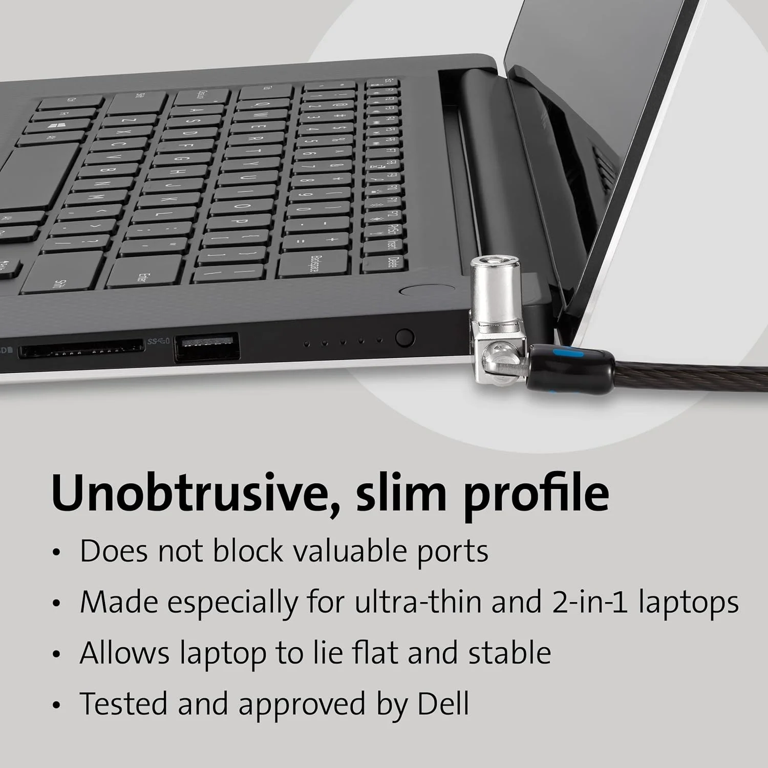 قفل لپ تاپ کلیدی Kensington N17 2.0 برای Dell و Alienware مدل K60500WW