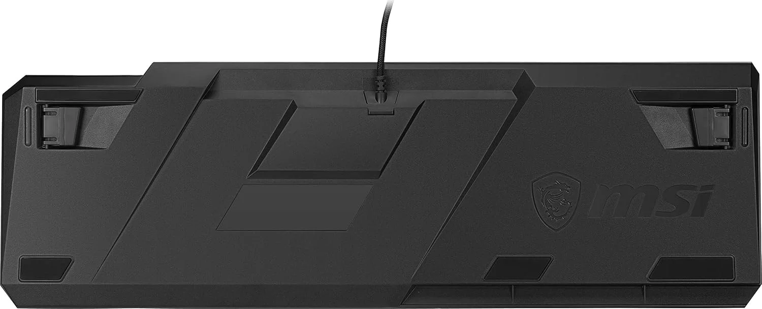 کیبورد گیمینگ MSI Vigor GK50 Low Profile، نور پس زمینه RGB LED، سوییچ های مکانیکی Kailh، آلومینیومی