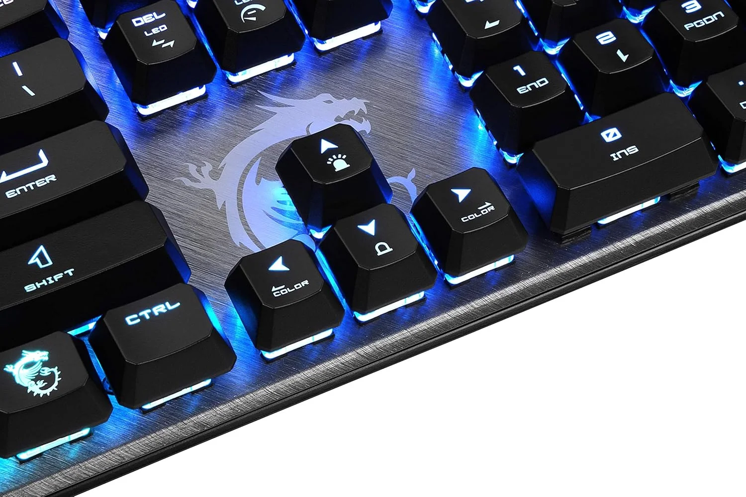 کیبورد گیمینگ MSI Vigor GK50 Elite USB QWERTZ - طرح آلمانی - مشکی، متالیک