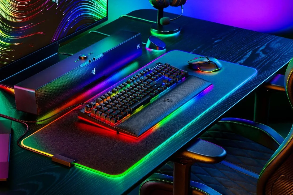 کیبورد گیمینگ مکانیکی Razer BlackWidow V4، سوئیچهای سبز لمسی و کلیکی، Chroma RGB، 6 کلید ماکرو اختصاصی، استراحتگاه مچی مغناطیسی، کلیدهای ABS با قالبگیری دوبل - مشکی کیبورد گیمینگ مکانیکی Razer BlackWidow V4، سوئیچهای سبز لمسی و کلیکی، Chroma RGB، 6 کلید ماکرو اختصاصی، استراحتگاه مچی مغناطیسی، کلیدهای ABS با قالبگیری دوبل - مشکی