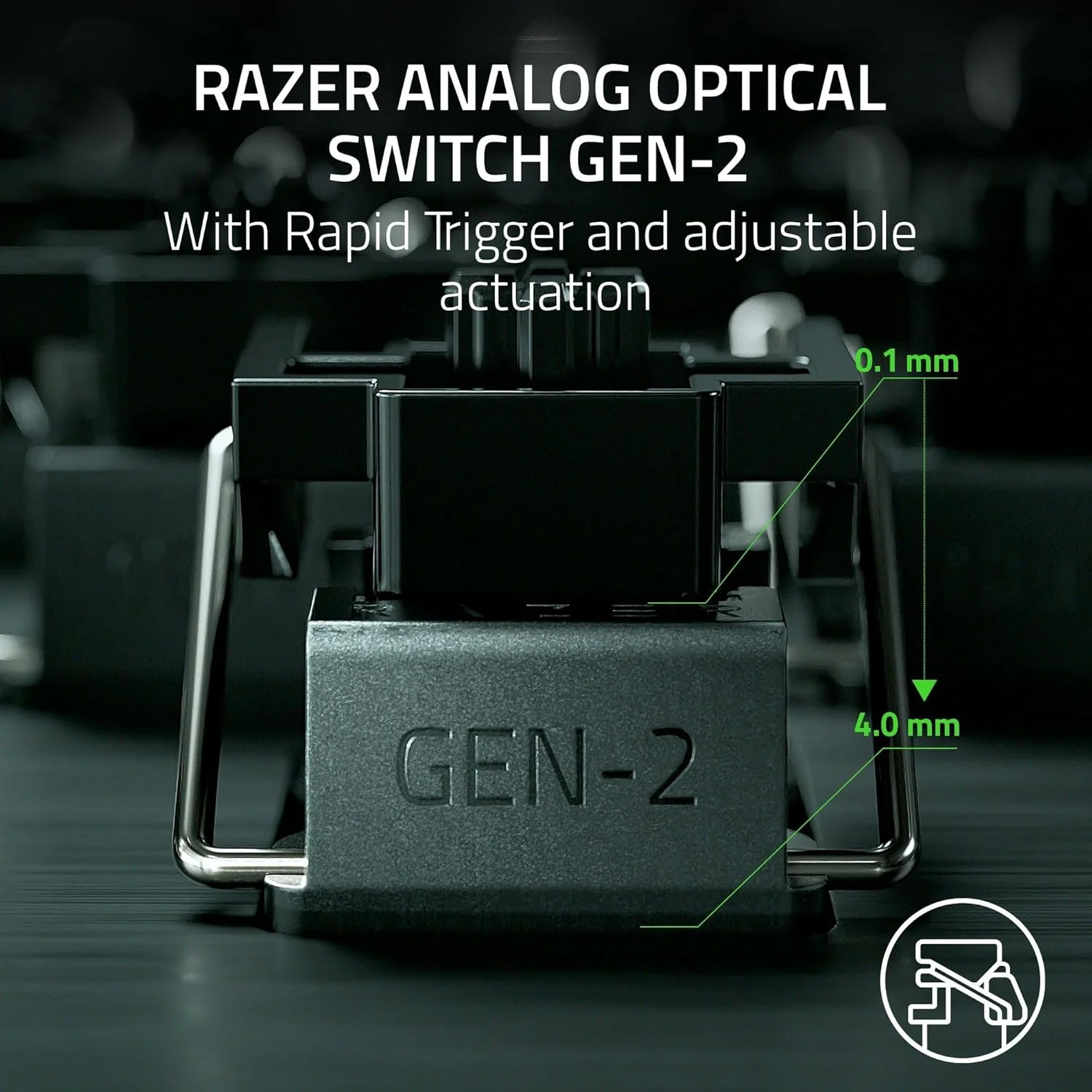 کیبورد گیمینگ Razer Huntsman V3 Pro Mini 60% Esports: سوییچهای اپتیکال آنالوگ Snap Tap، Rapid Trigger، Actuation قابل تنظیم، کلیدهای Mod دو منظوره، کلیدهای Doubleshot PBT - سفید - طرحبندی US کیبورد گیمینگ Razer Huntsman V3 Pro Mini 60% Esports: سوییچهای اپتیکال آنالوگ Snap Tap، Rapid Trigger، Actuation قابل تنظیم، کلیدهای Mod دو منظوره، کلیدهای Doubleshot PBT - سفید - طرحبندی US