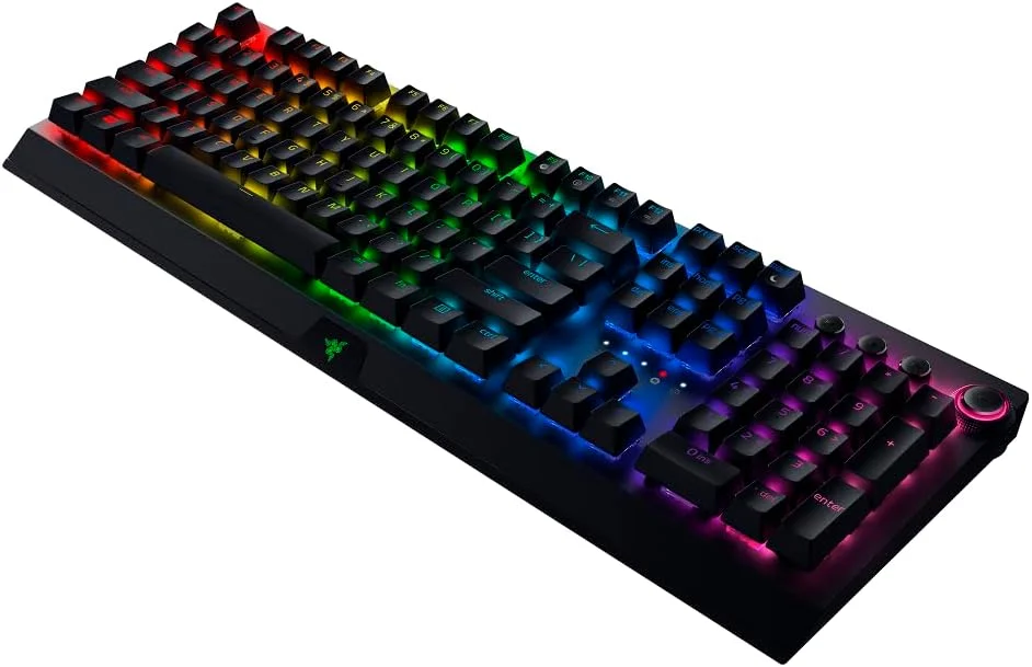 کیبورد گیمینگ بیسیم Razer BlackWidow V3 Pro: سوییچهای مکانیکی زرد، خطی و بیصدا، نورپردازی Chroma RGB - مشکی کلاسیک کیبورد گیمینگ بیسیم Razer BlackWidow V3 Pro: سوییچهای مکانیکی زرد، خطی و بیصدا، نورپردازی Chroma RGB - مشکی کلاسیک