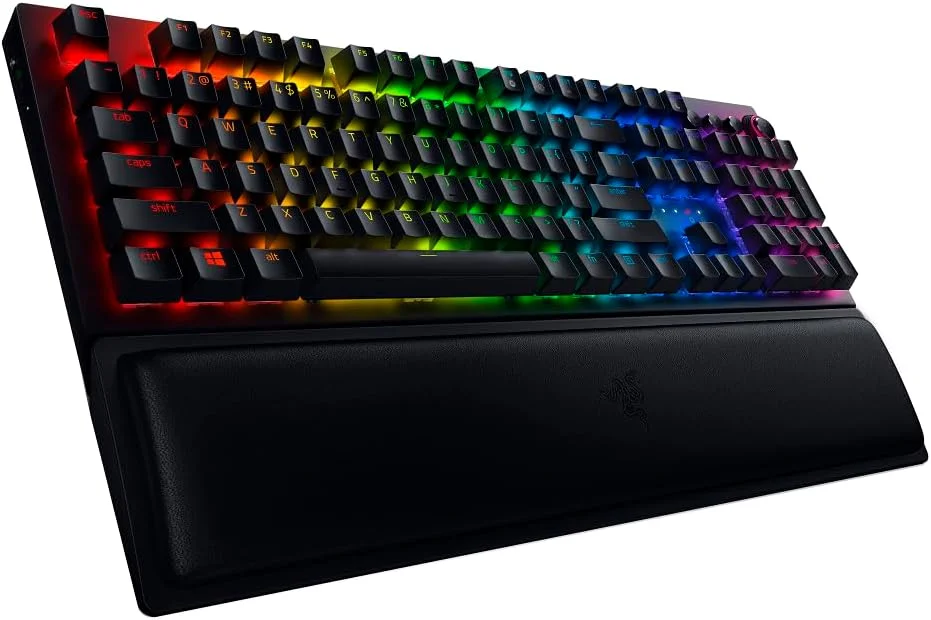 کیبورد گیمینگ بیسیم Razer BlackWidow V3 Pro: سوییچهای مکانیکی زرد، خطی و بیصدا، نورپردازی Chroma RGB - مشکی کلاسیک کیبورد گیمینگ بیسیم Razer BlackWidow V3 Pro: سوییچهای مکانیکی زرد، خطی و بیصدا، نورپردازی Chroma RGB - مشکی کلاسیک