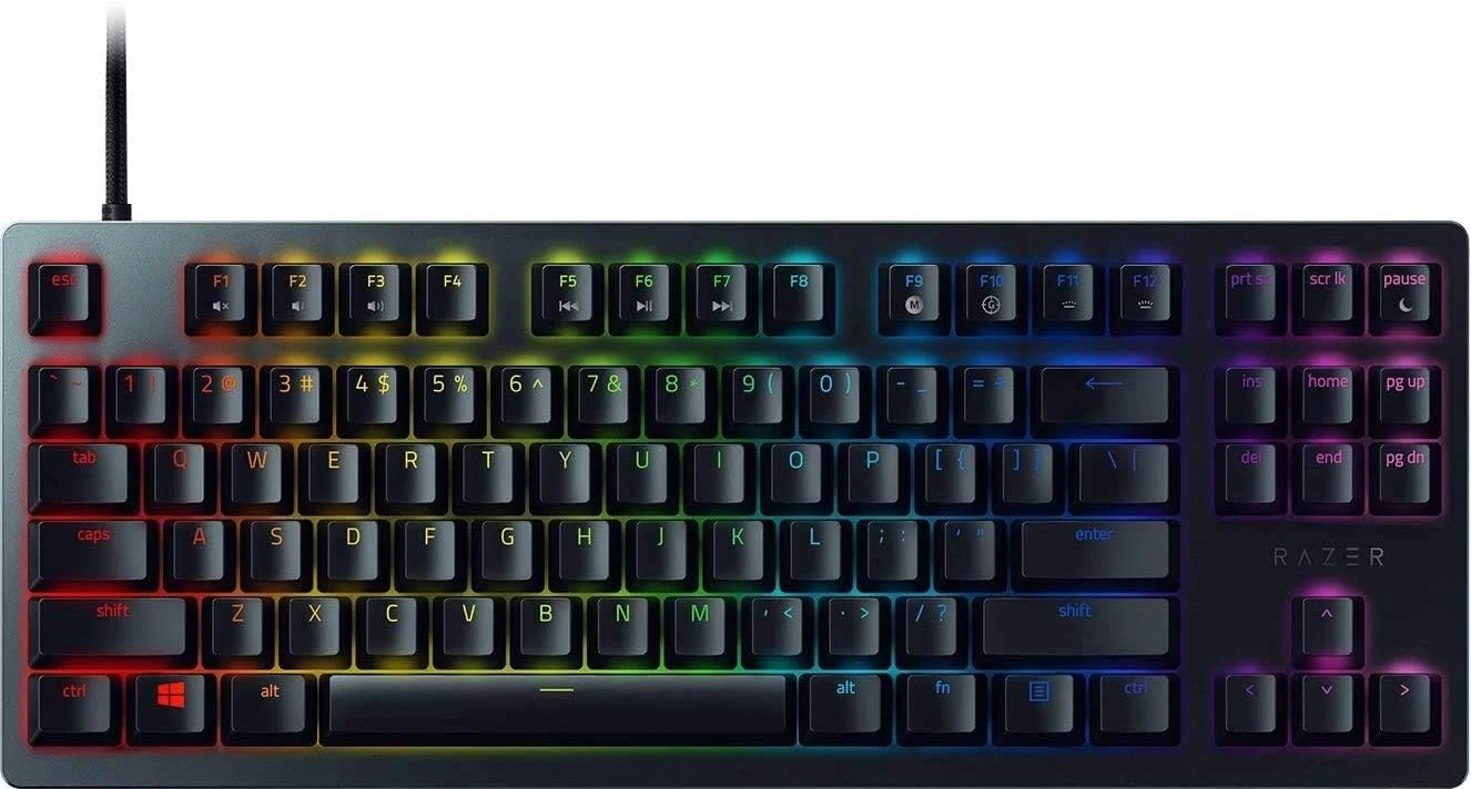 کیبورد گیمینگ اپتیکال Razer Huntsman Tournament Edition - طرح بندی بین المللی ایالات متحده (ISO)