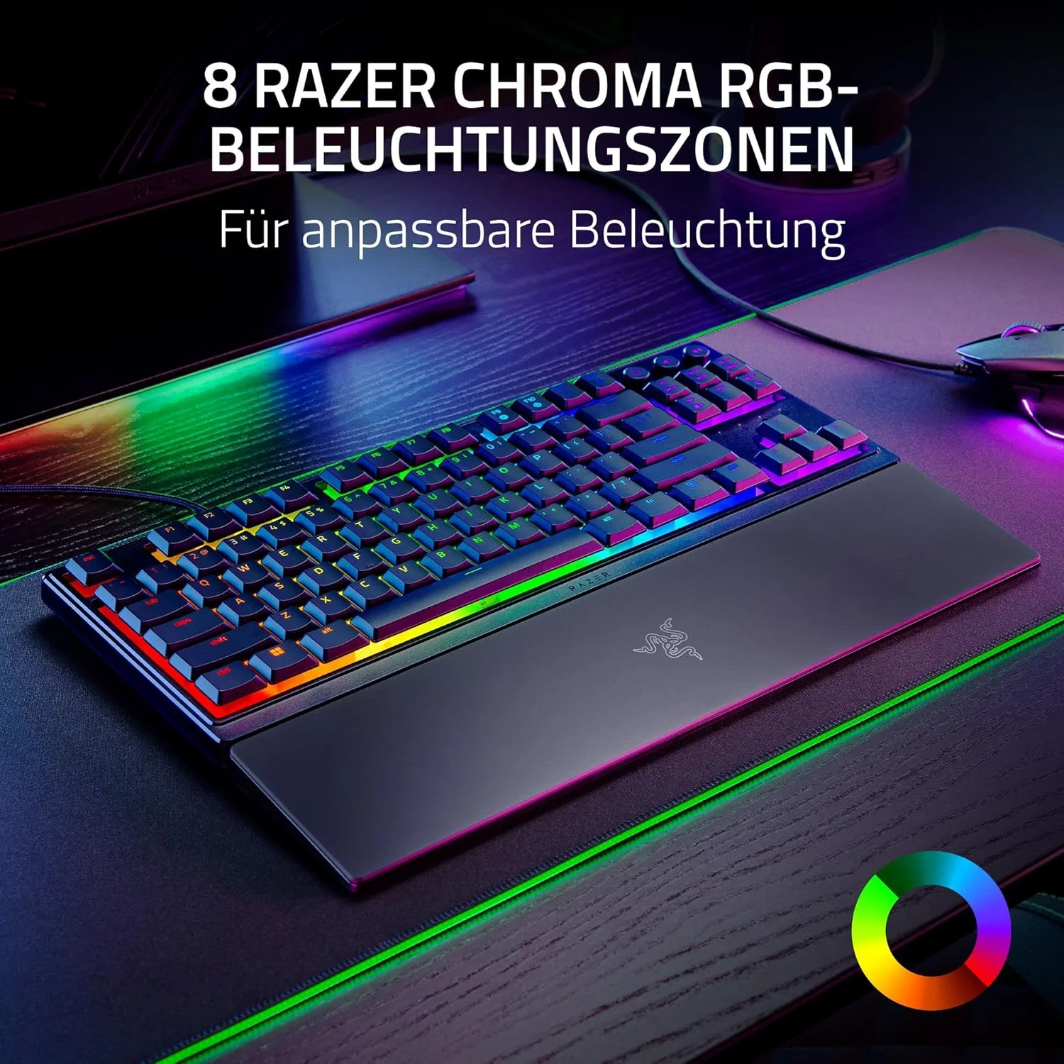 صفحه کلید گیمینگ ریزر Ornata V3 TKL BK