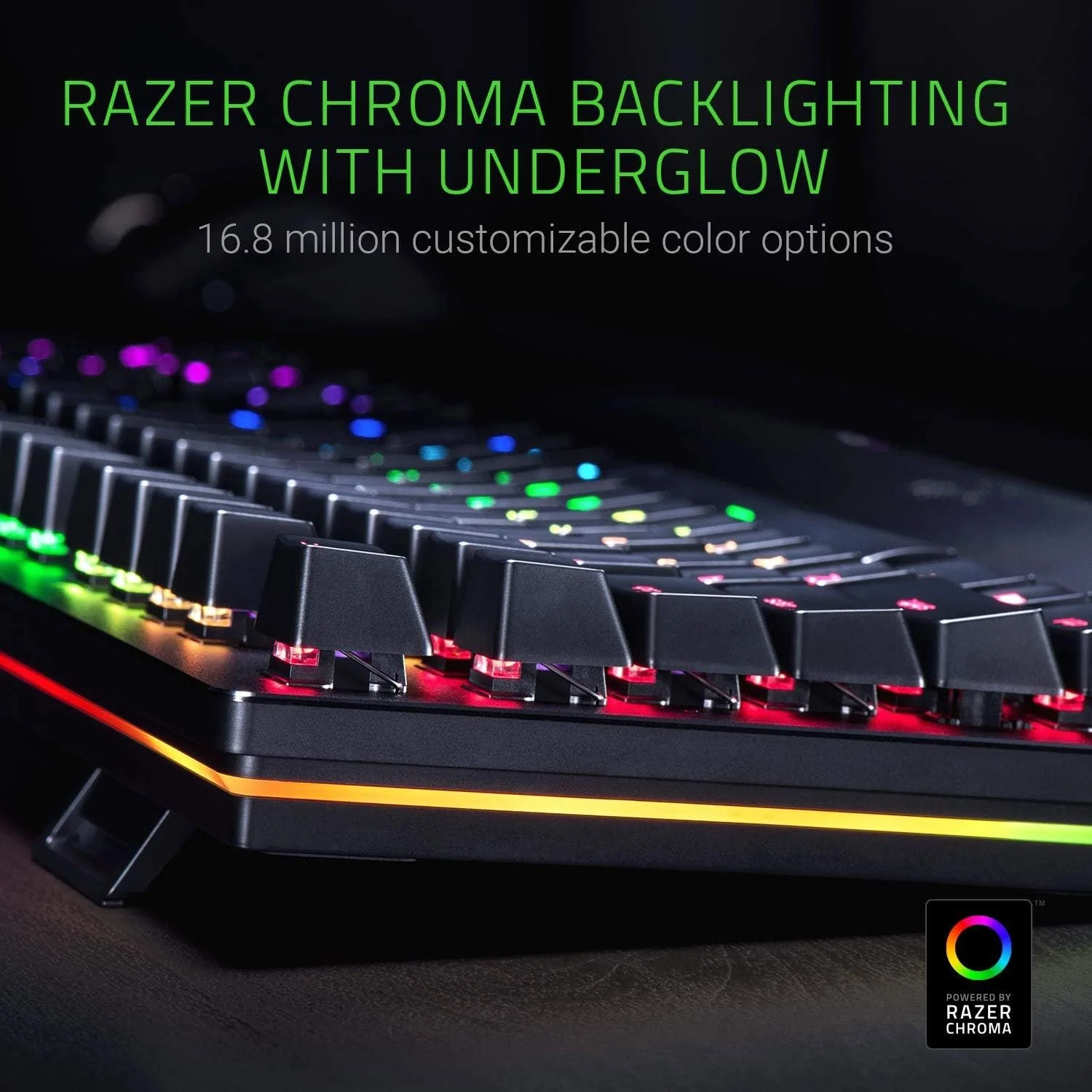 کیبورد گیمینگ Razer Huntsman Elite: سوییچهای سریع - سوییچهای اپتیکال کلیکی - نورپردازی Chroma RGB - استراحتگاه مچی مغناطیسی و نرم - کلیدها و دکمه چرخشی اختصاصی رسانه - مشکی کلاسیک کیبورد گیمینگ Razer Huntsman Elite: سوییچهای سریع - سوییچهای اپتیکال کلیکی - نورپردازی Chroma RGB - استراحتگاه مچی مغناطیسی و نرم - کلیدها و دکمه چرخشی اختصاصی رسانه - مشکی کلاسیک