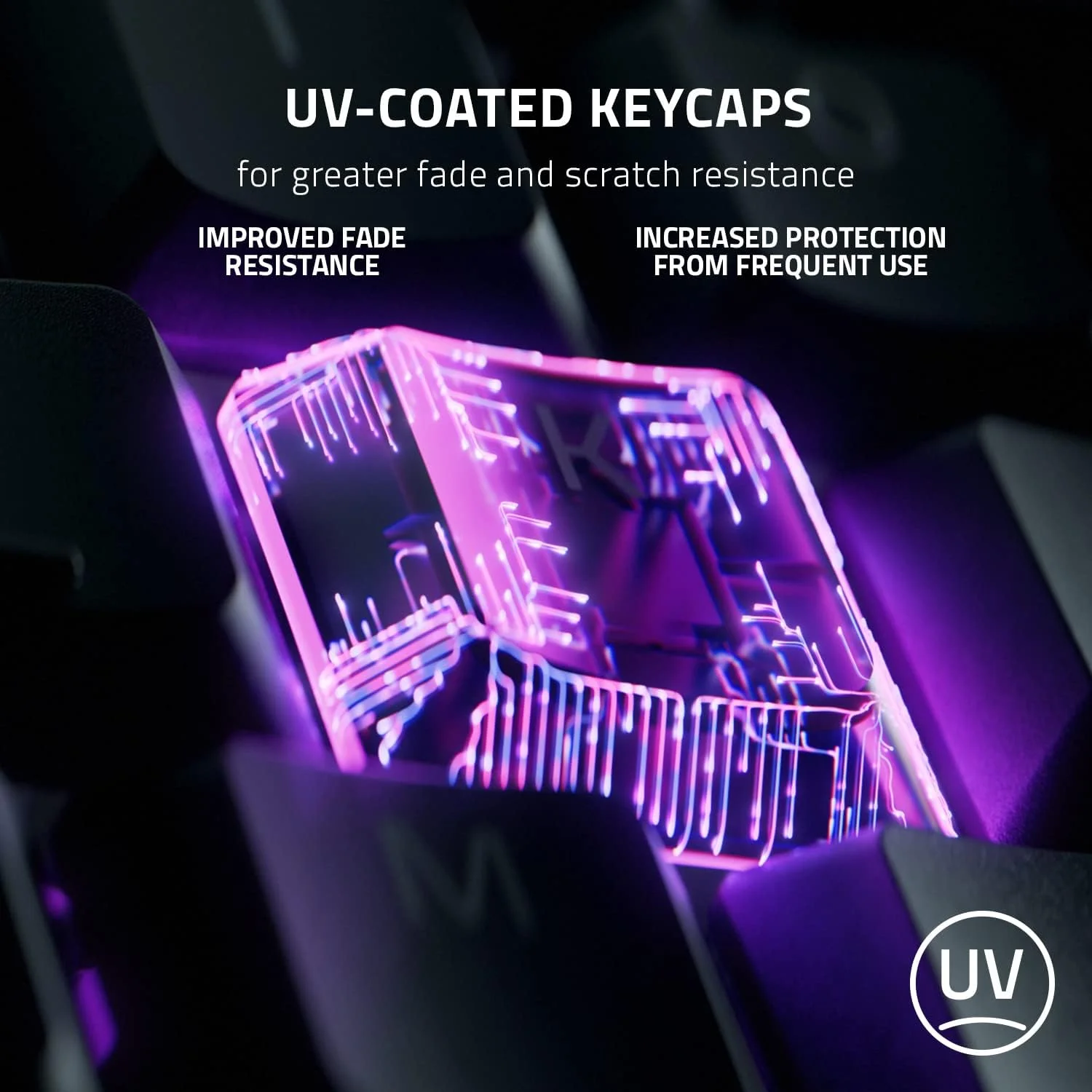 کیبورد گیمینگ Razer Ornata V3: کلیدهای کم ارتفاع - سوییچ های Mecha-Membrane - کلیدهای با روکش UV کیبورد گیمینگ Razer Ornata V3: کلیدهای کم ارتفاع - سوییچ های Mecha-Membrane - کلیدهای با روکش UV