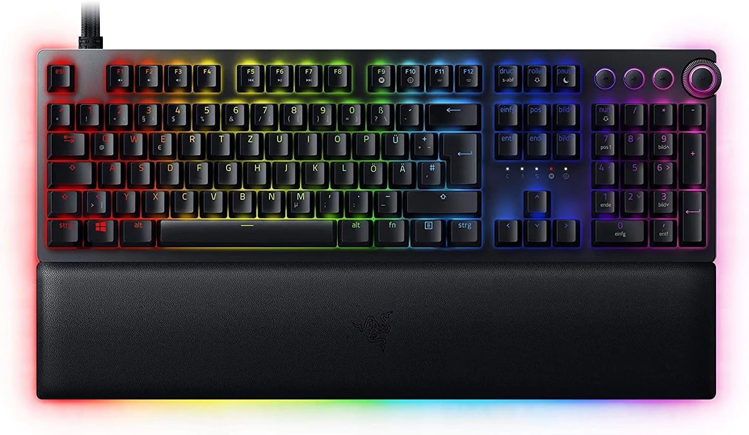 Razer Huntsman V2 Analogue - صفحه کلید آلمانی