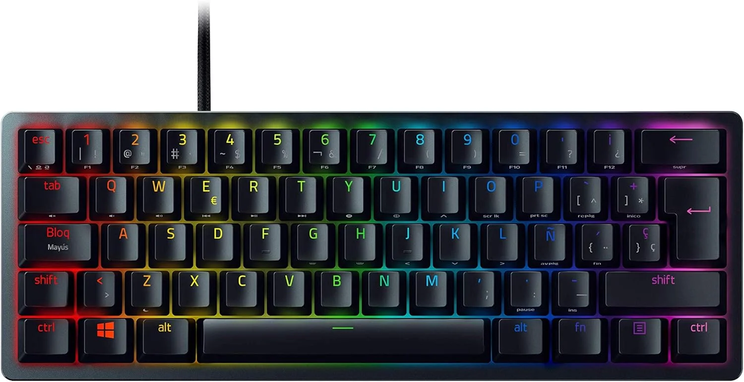 کیبورد کامپیوتر Razer با سوئیچ بنفش