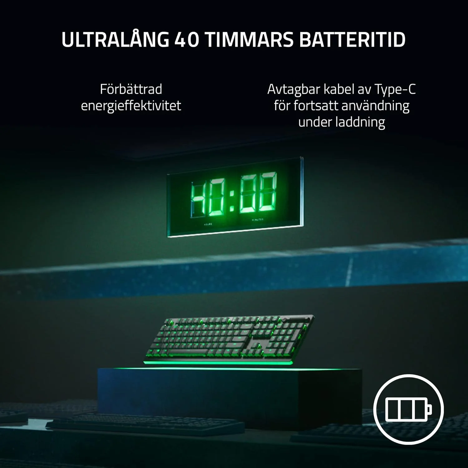 کیبورد گیمینگ Razer Deathstalker V2 Pro RGB LED نوردار NORD بیسیم مشکی سوییچهای اپتیکال (خطی) صفحه کلید عددی کیبورد گیمینگ Razer Deathstalker V2 Pro RGB LED نوردار NORD بیسیم مشکی سوییچهای اپتیکال (خطی) صفحه کلید عددی