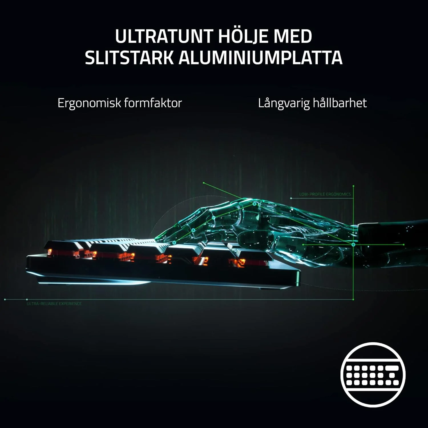 کیبورد گیمینگ Razer Deathstalker V2 Pro RGB LED نوردار NORD بیسیم مشکی سوییچهای اپتیکال (خطی) صفحه کلید عددی کیبورد گیمینگ Razer Deathstalker V2 Pro RGB LED نوردار NORD بیسیم مشکی سوییچهای اپتیکال (خطی) صفحه کلید عددی