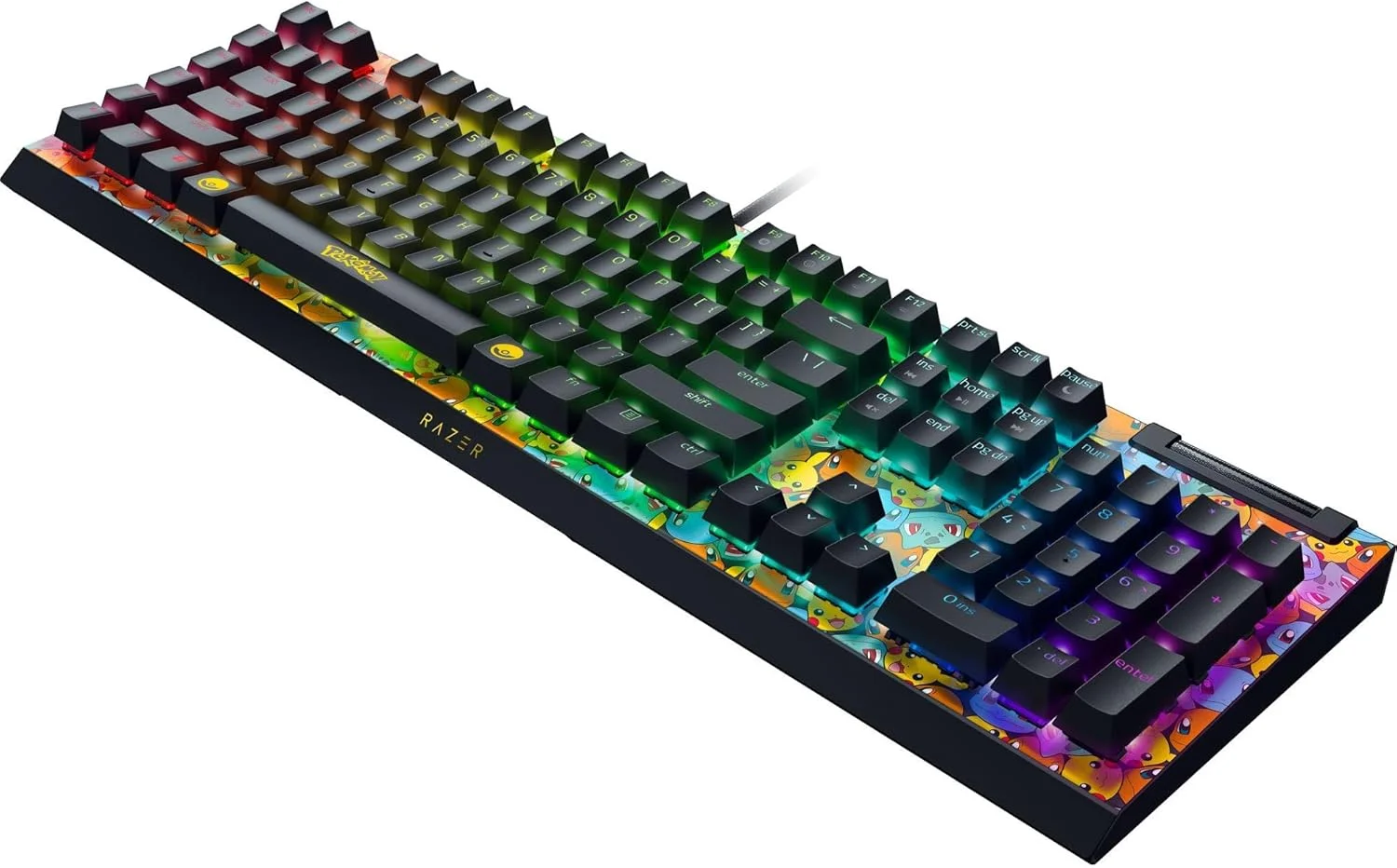 Razer Blackwidow V4 X Pokemon Kanto Beginners Edition