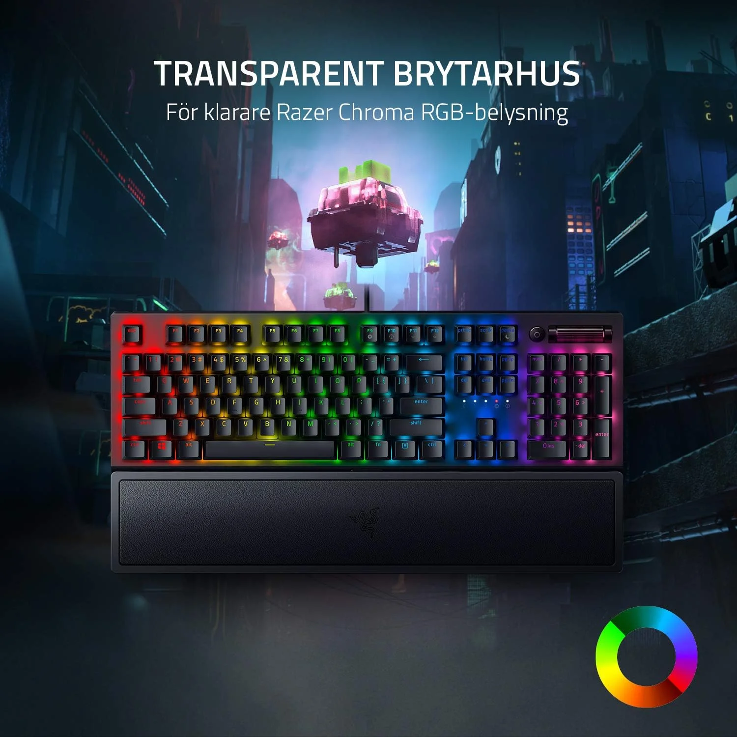 Razer BlackWidow V3 (Green Switch) - Nordic Layout RZ03-03540600-R3N1 | QWERTY
