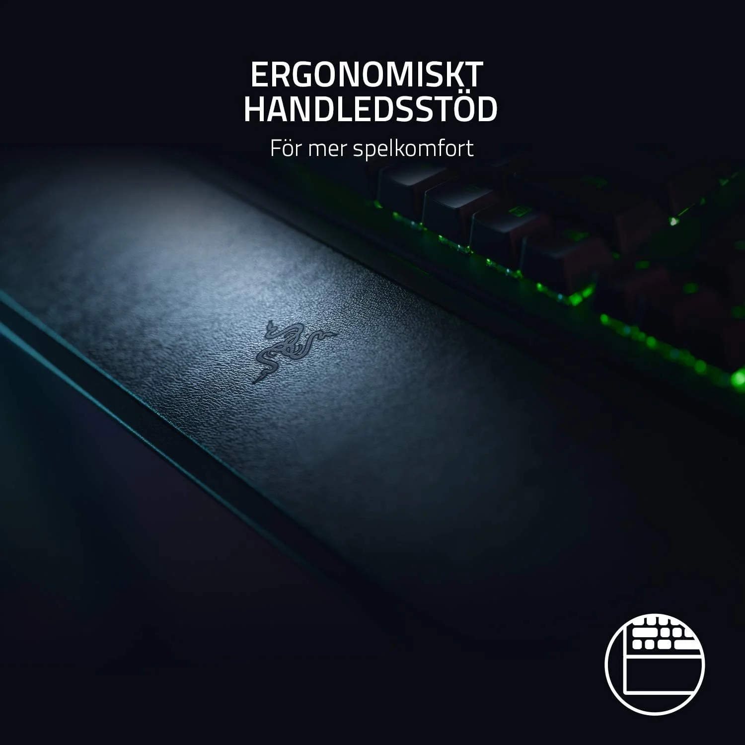 Razer BlackWidow V3 (Green Switch) - Nordic Layout RZ03-03540600-R3N1 | QWERTY