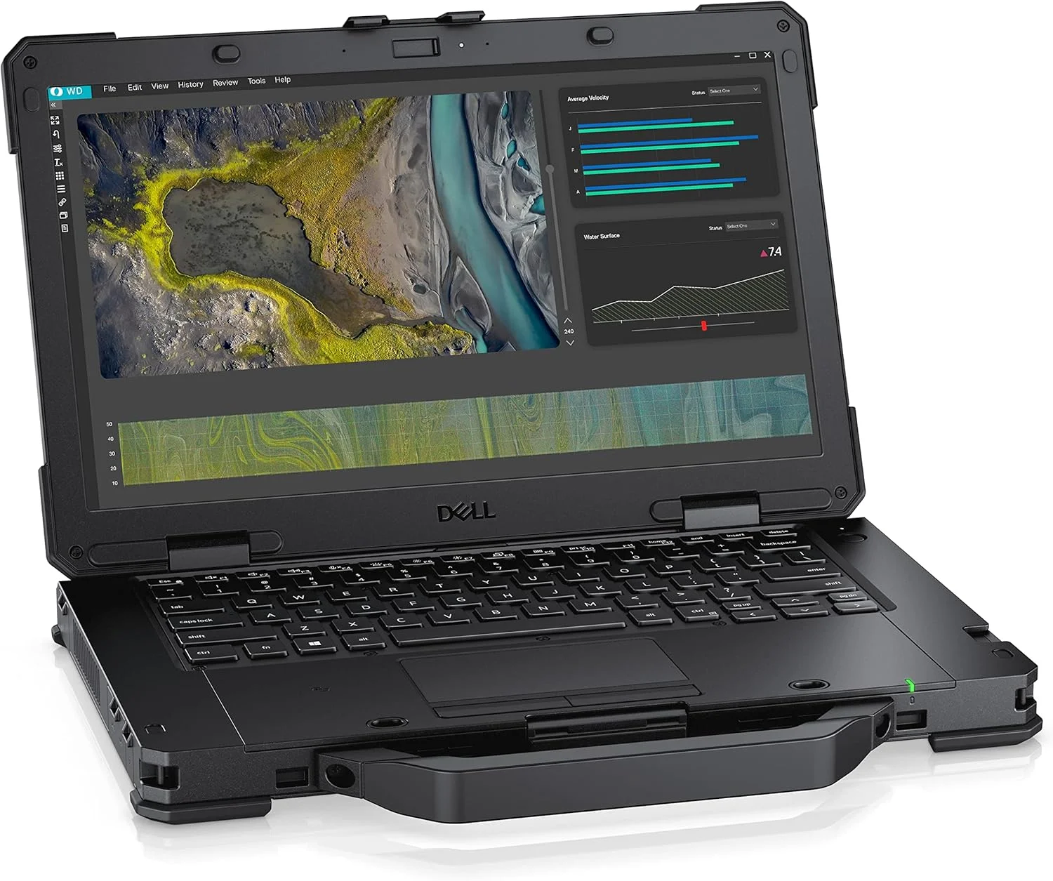 لپ تاپ Dell Latitude Rugged 5430 (مدل 2022) | صفحه نمایش 14 اینچی FHD با رزولوشن 1920x1080 | پردازنده Core i5-1145G7 - هارد درایو 256 گیگابایتی SSD - رم 16 گیگابایتی | 4 هسته با فرکانس 4.4 گیگاهرتز - ویندوز 11 پرو - نقره ای