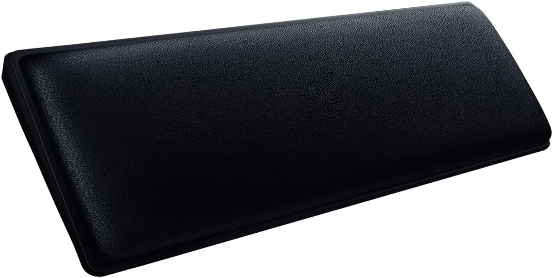تکیه گاه مچی ارگونومیک Razer برای کیبوردهای مینی: بالشتک فوم حافظه دار چرم مصنوعی نرم - پایه های لاستیکی ضد لغزش - مشکی