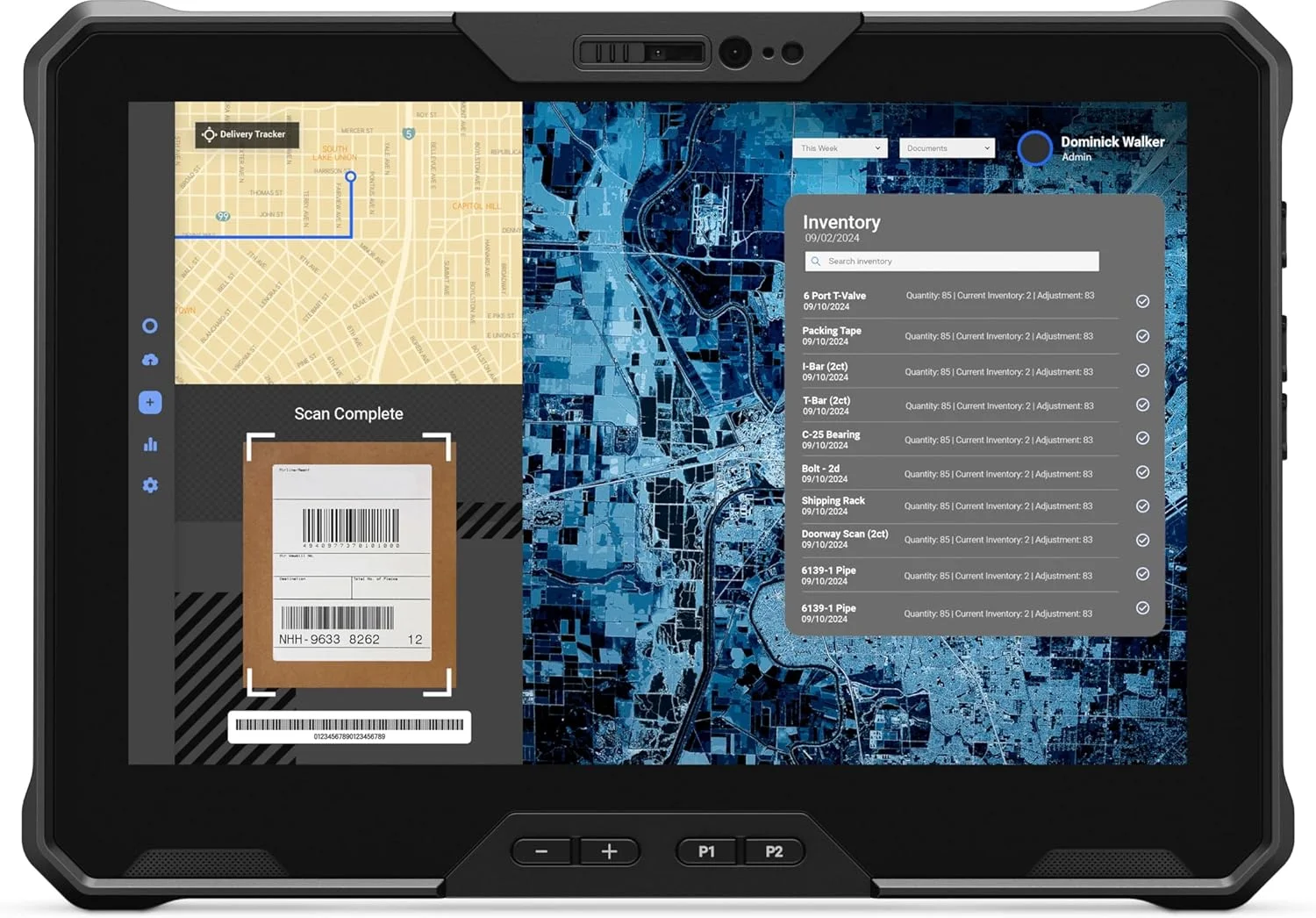 لپ تاپ تبلت شو Dell Latitude Rugged Extreme 7030 (2024) لمسی | 10.1 اینچ 1920x1200 FHD+ | Core i5-1240U - هارد 256 گیگابایت SSD - رم 8 گیگابایت | 10 هسته @ 4.4 گیگاهرتز ویندوز 11 پرو مشکی