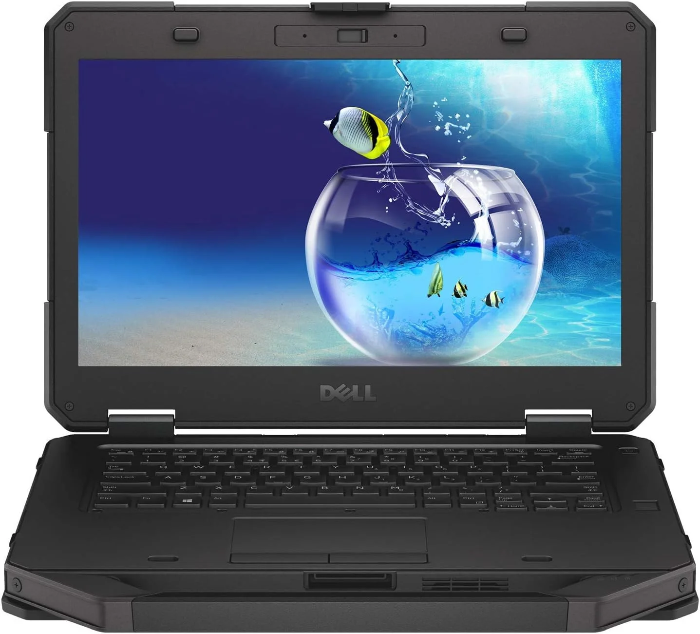 لپ تاپ Dell Latitude 5414 Rugged FHD (بازسازی شده)، پردازنده Intel Core I5 2.4Ghz، رم 8 گیگابایتی DDR4، حافظه SSD 256 گیگابایتی M.2، وای فای بلوتوث، HDMI، اتصال VGA، USB 3.0، ویندوز 10 Professional