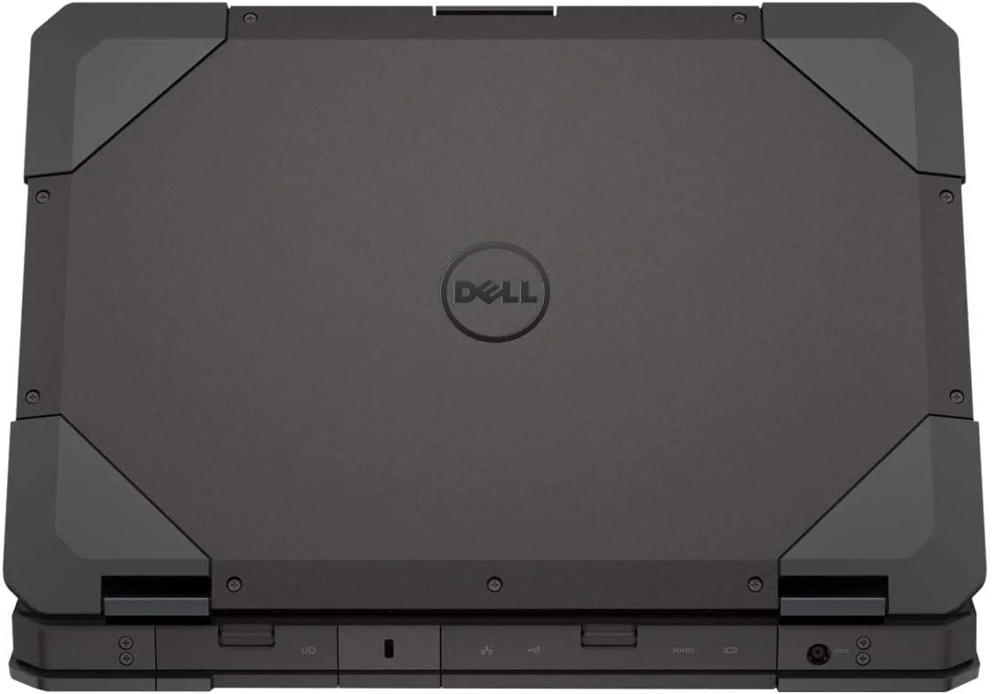 لپ تاپ Dell Latitude 5414 Rugged FHD (بازسازی شده)، پردازنده Intel Core I5 2.4Ghz، رم 8 گیگابایتی DDR4، حافظه SSD 256 گیگابایتی M.2، وای فای بلوتوث، HDMI، اتصال VGA، USB 3.0، ویندوز 10 Professional