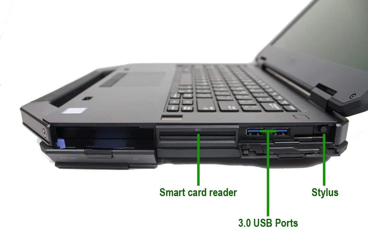 لپ تاپ Dell Latitude 5414 Rugged FHD (بازسازی شده)، پردازنده Intel Core i7 2.6 گیگاهرتز، 16 گیگابایت رم DDR4، 256 گیگابایت SSD M.2، Wi-Fi بلوتوث، وب کم، HDMI، اتصال VGA، USB 3.0، ویندوز 10 پرو لپ تاپ Dell Latitude 5414 Rugged FHD (بازسازی شده)، پردازنده Intel Core i7 2.6 گیگاهرتز، 16 گیگابایت رم DDR4، 256 گیگابایت SSD M.2، Wi-Fi بلوتوث، وب کم، HDMI، اتصال VGA، USB 3.0، ویندوز 10 پرو