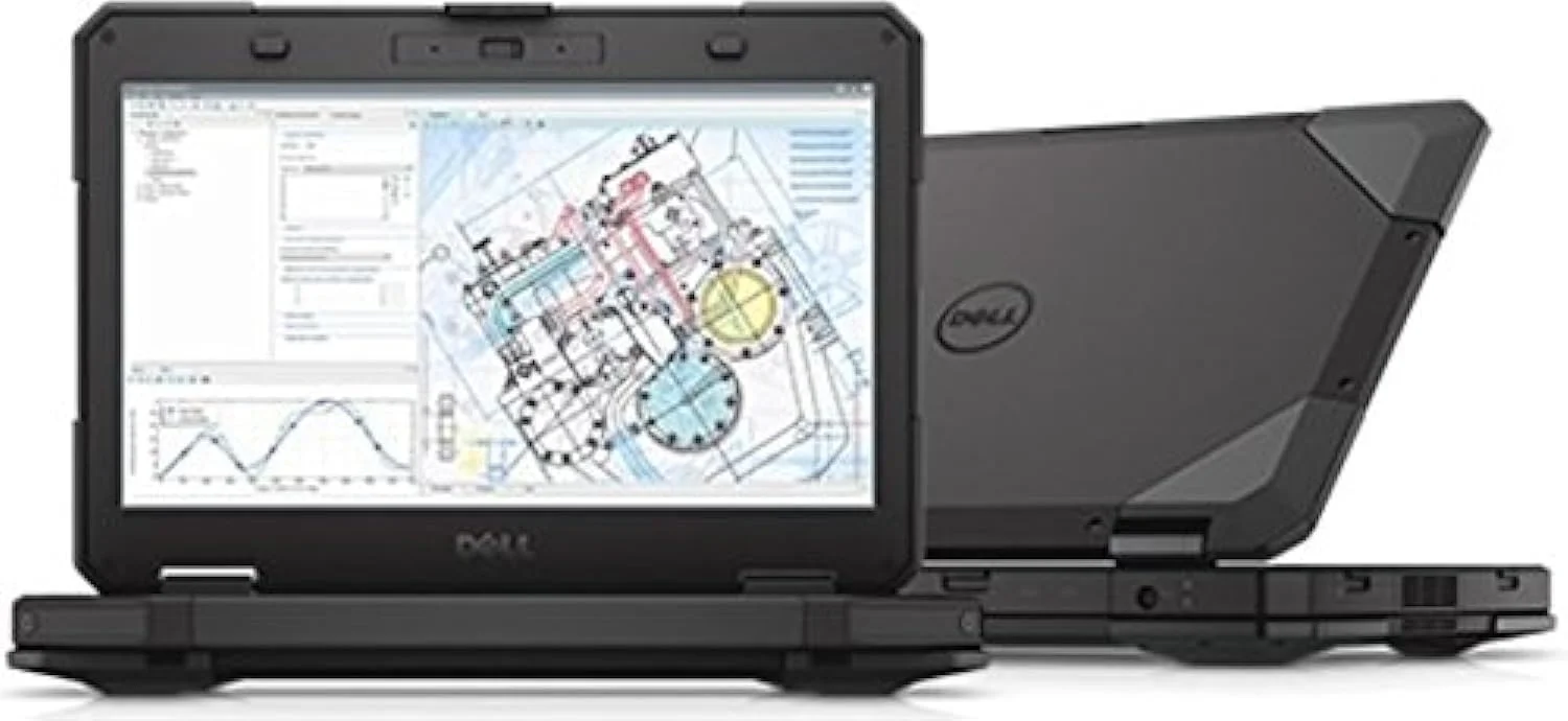 لپ تاپ مقاوم Dell Rugged 5404 با صفحه نمایش لمسی 14 اینچی (پردازنده Intel Core i7-4650، رم 16 گیگابایتی، SSD 128 گیگابایتی، HDMI، WIFI، دوربین، بلوتوث) ویندوز 10 پرو (بازسازی شده)