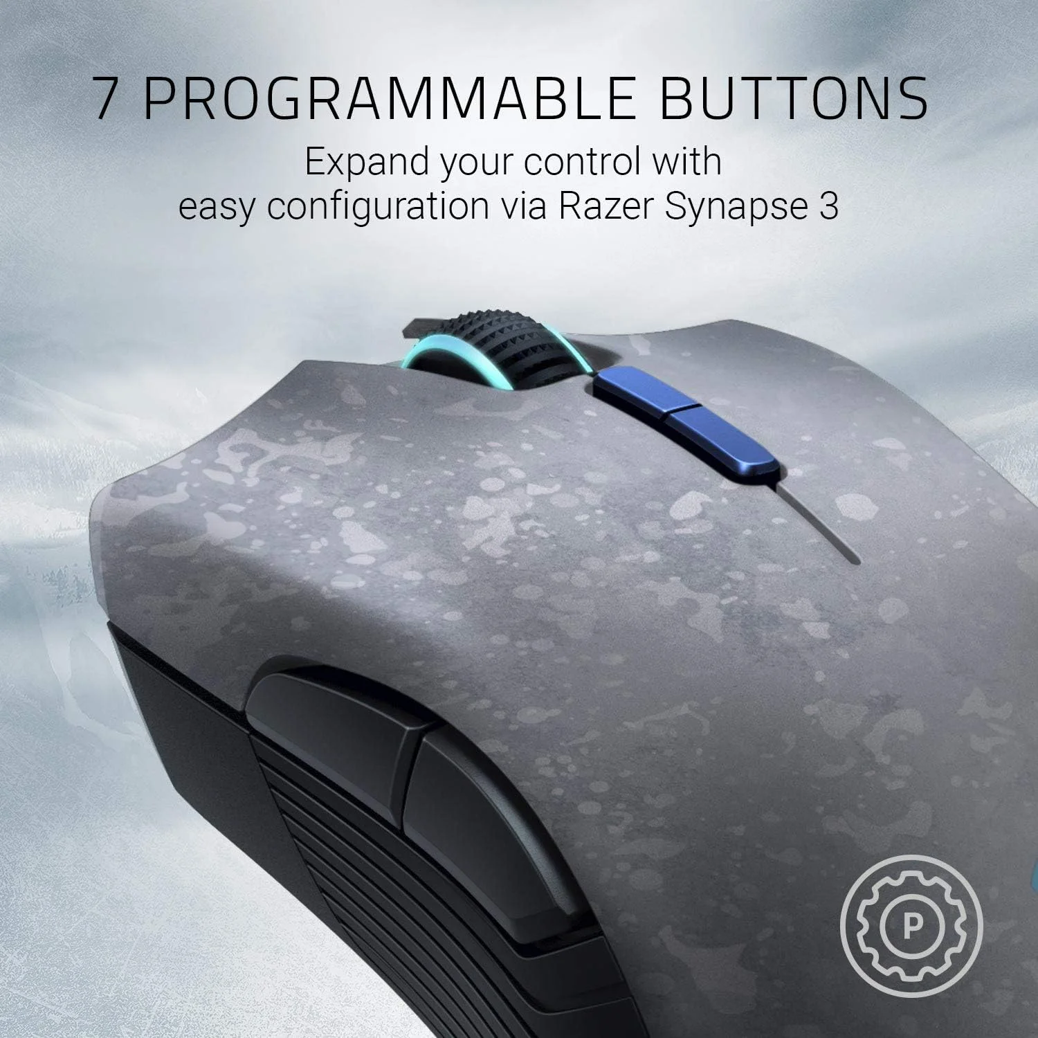 Razer RZ01-02710200-R3M1 شامل بنر و اسپری خون با الهام از Razer برای استفاده در حالت چند نفره Gears 5 با خرید Razer Mamba Wireless Gears 5 Edition