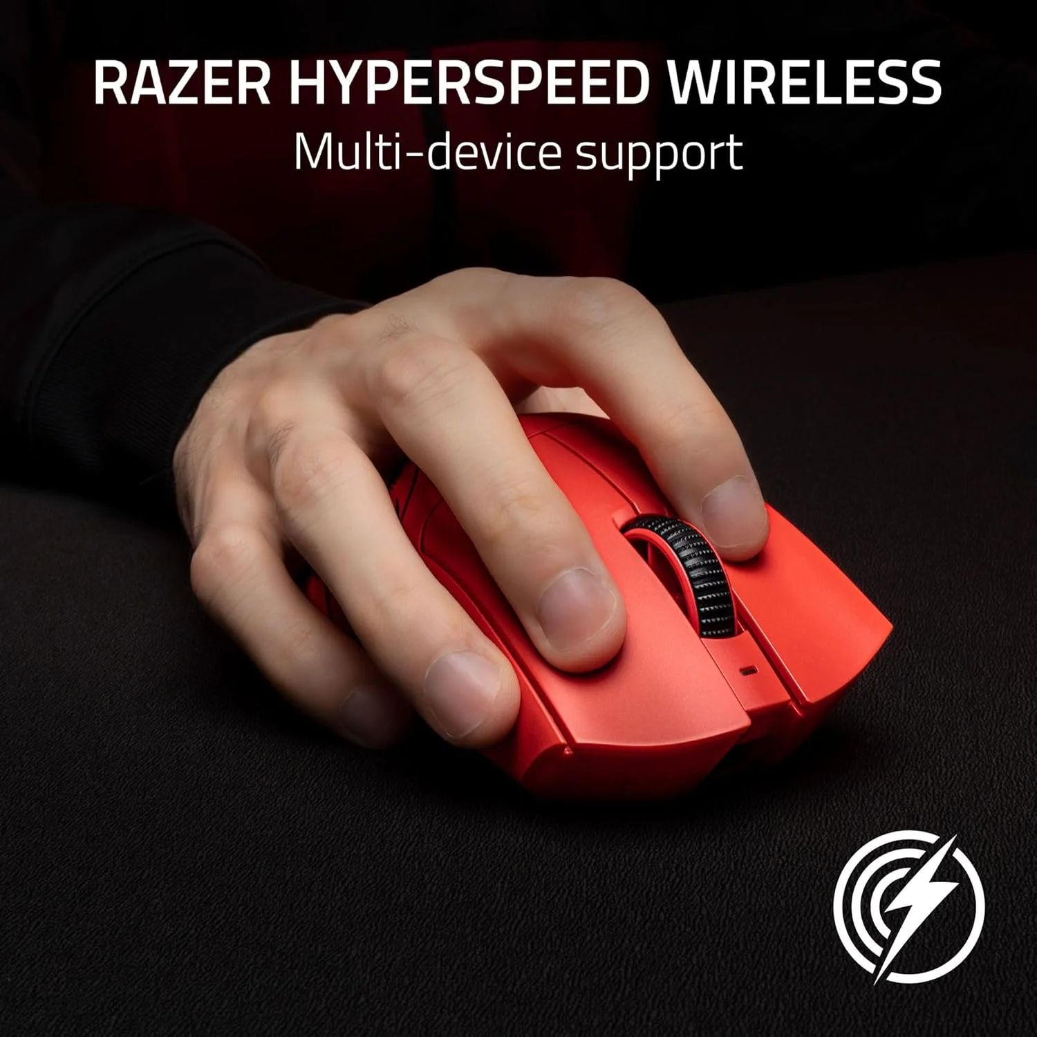 ماوس گیمینگ بی‌سیم Razer DeathAdder V3 Pro: وزن سبک 63 گرم - حسگر اپتیکال Focus Pro 30K - سوییچ‌های اپتیکال نسل 3 - بی‌سیم HyperSpeed - 5 دکمه قابل برنامه‌ریزی - باتری 90 ساعته - نسخه Faker