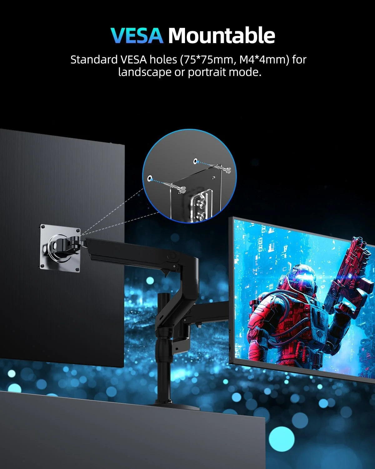 مانیتور گیمینگ قابل حمل UPERFECT 2K 144Hz، 18 اینچ، 2560x1600 QHD، پوشش 100% DCI-P3، مانیتور قابل حمل FreeSync HDR برای لپ تاپ با VESA و کیف، مانیتور دوم IPS مات بدون حاشیه و محافظ چشم برای کنسول بازی