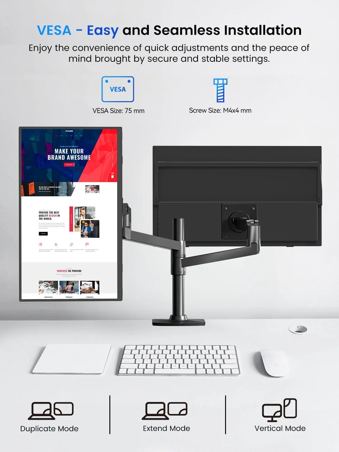 مانیتور قابل حمل UPERFECT، 15.6 اینچ FHD 1080P IPS، مانیتور مسافرتی فوق العاده باریک، صفحه نمایش دوم USB C، مانیتور بازی Plug & Play Mini HDMI Type-C برای لپ تاپ/کامپیوتر/تلفن، VESA و پایه