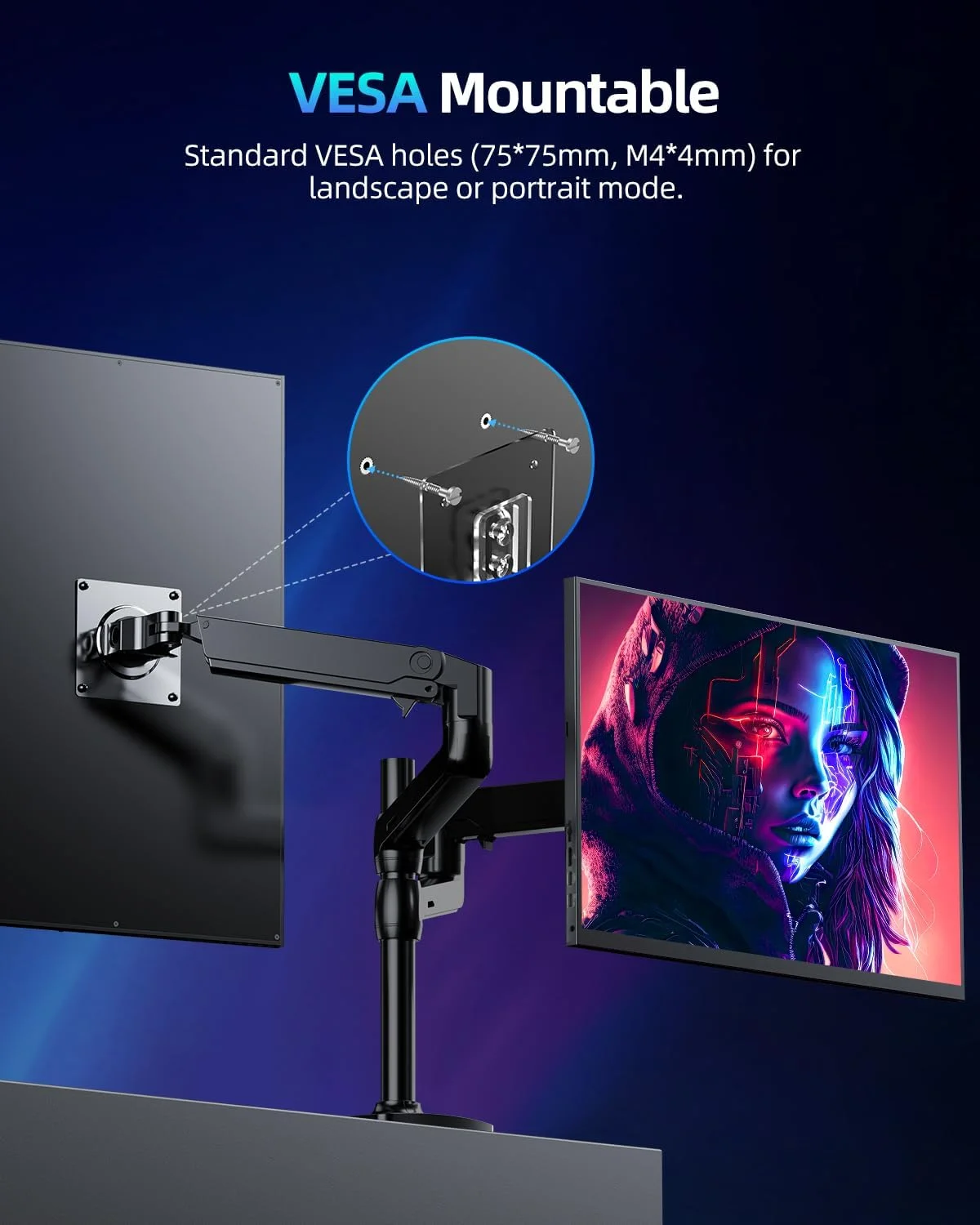 مانیتور گیمینگ UPERFECT 144Hz 18 اینچ مانیتور قابل حمل 2K 2560x1600 با Freesync/HDR/100% sRGB، مانیتور مات با IPS /16:10 /300Nit Mini HDMI/Type-C، مانیتور توسعه یافته برای PC/Laptop/PS3 4/Phone