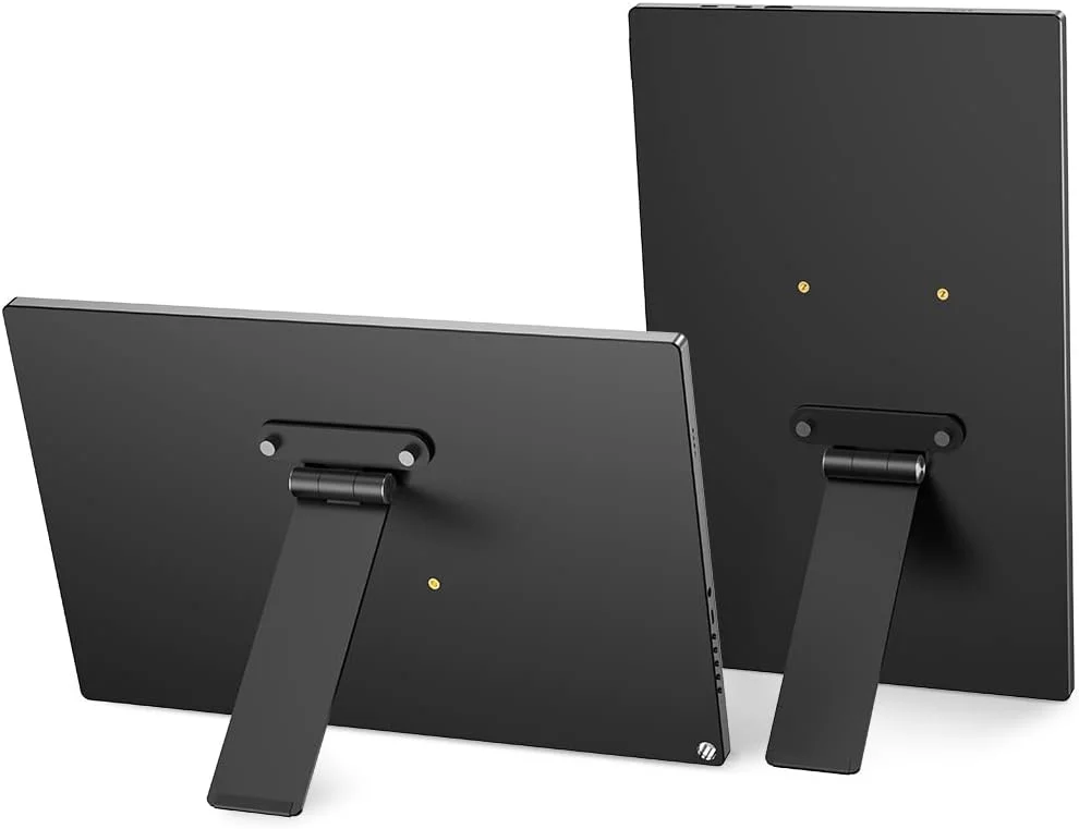 پایه مانیتور قابل حمل UPERFECT VESA با پیچ دستی، پایه رومیزی مانیتور VESA مستقل 7 تا 18.5 اینچی با چرخش/شیب/چرخش، مناسب برای مانیتور با VESA M3/M4*75MM