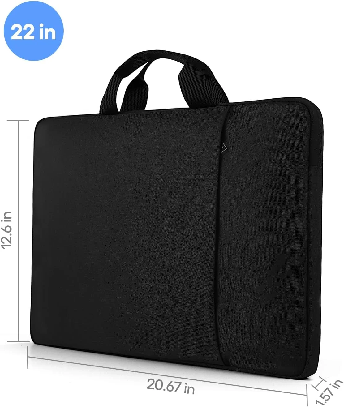 کیف لپ تاپ 22 اینچی UPERFECT مناسب برای لپ تاپ/مانیتور قابل حمل/نوت بوک/تبلت با جیب های جانبی بزرگ و دسته بادوام - ضد آب/ضد ضربه - محفظه های پد دار - دارای زیپ برای نگهداری لوازم جانبی کیف لپ تاپ 22 اینچی UPERFECT مناسب برای لپ تاپ/مانیتور قابل حمل/نوت بوک/تبلت با جیب های جانبی بزرگ و دسته بادوام - ضد آب/ضد ضربه - محفظه های پد دار - دارای زیپ برای نگهداری لوازم جانبی