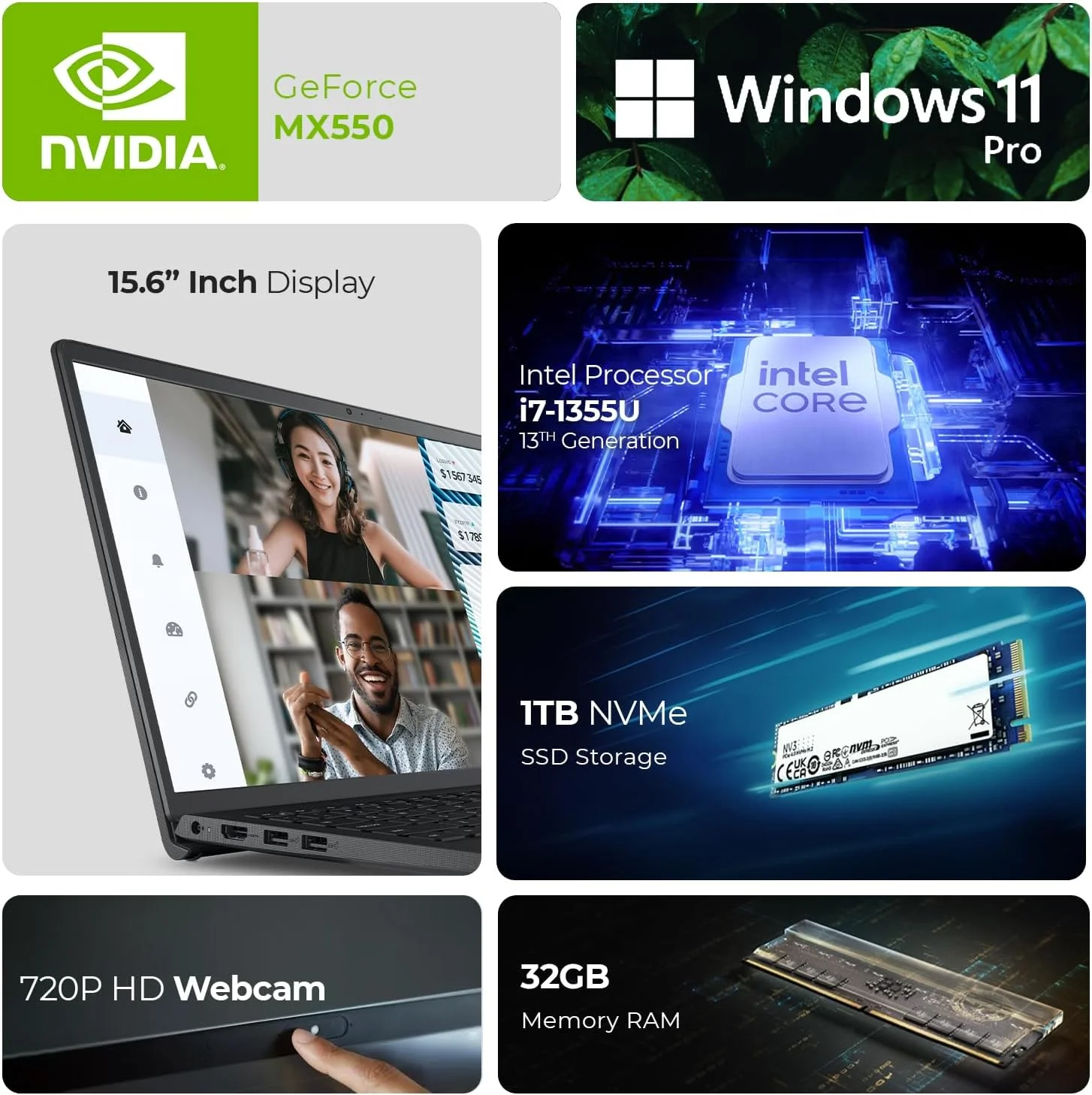 لپ تاپ تجاری DELL Vostro 3520، نسل سیزدهم Intel i7-1355U، رم 32 گیگابایتی، SSD 1 ترابایتی، Windows 11 Pro (شامل پایه لپ تاپ 1st Wave + اسکنر اسناد 1st Wave + ماوس بی سیم + پد ماوس + آنتی ویروس) لپ تاپ تجاری DELL Vostro 3520، نسل سیزدهم Intel i7-1355U، رم 32 گیگابایتی، SSD 1 ترابایتی، Windows 11 Pro (شامل پایه لپ تاپ 1st Wave + اسکنر اسناد 1st Wave + ماوس بی سیم + پد ماوس + آنتی ویروس)