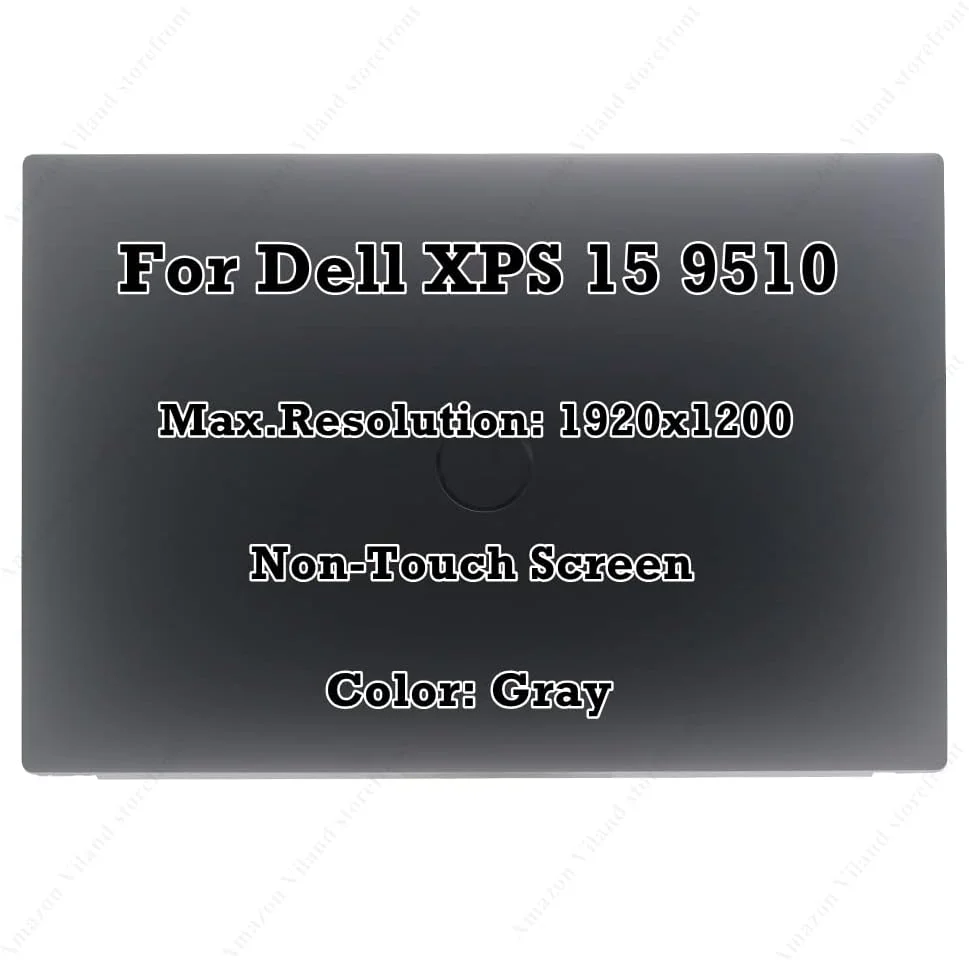 جایگزینی AIVILAND 15.6 اینچ FHD 1920x1200 LCD صفحه نمایش غیر لمسی LED پنل مونتاژ صفحه نمایش کامل برای Dell XPS 15 9500 9510 Precision 5550 5560 YYX2K 0YYX2K (خاکستری)