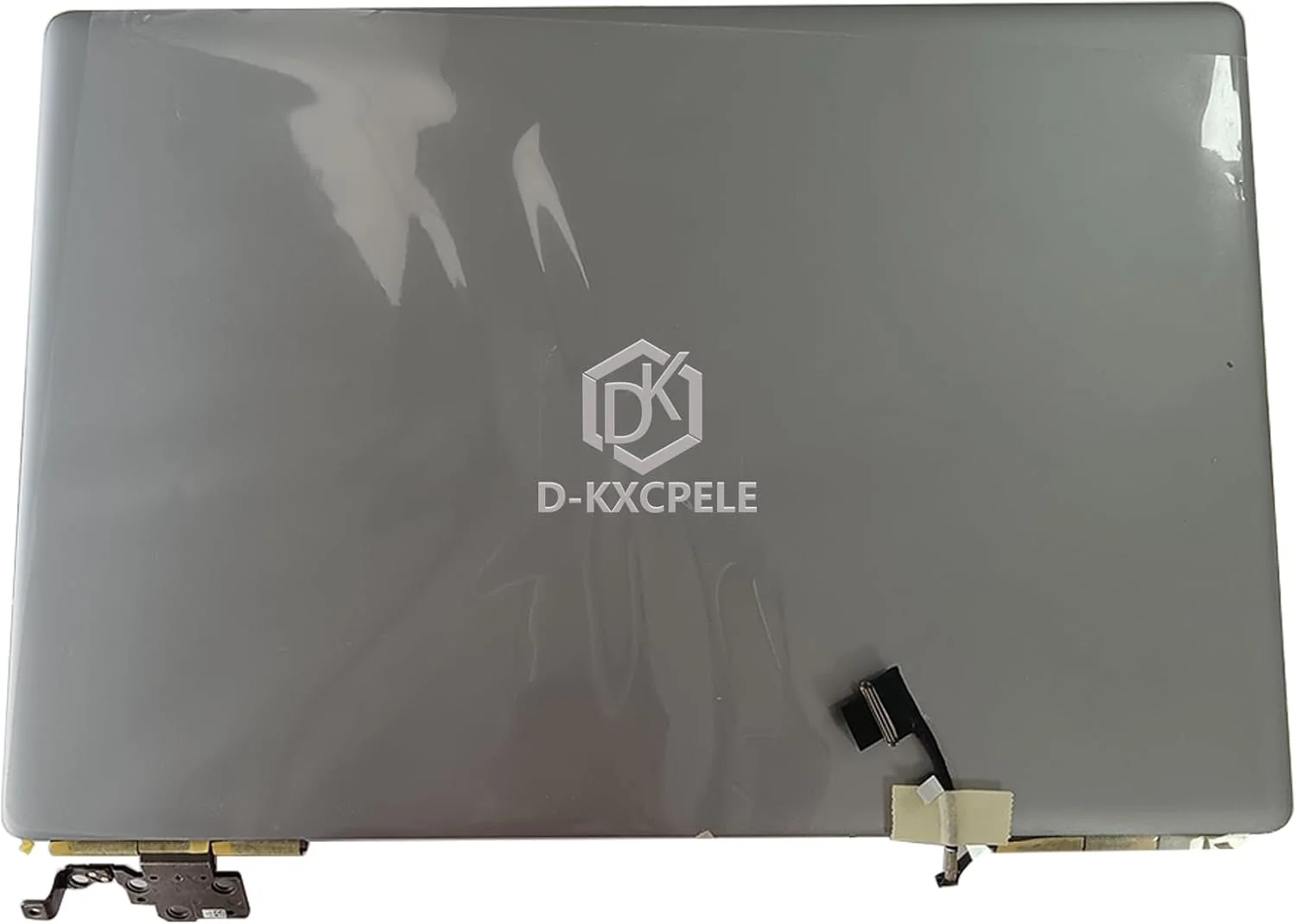 قاب پشتی LCD لپ تاپ D-KXCPELE سازگار با Dell Precision 7550 7560، درب بالایی جدید به همراه کابل LCD و لولا، شماره قطعه: 0XGXVD 0P9C34 نقره ای