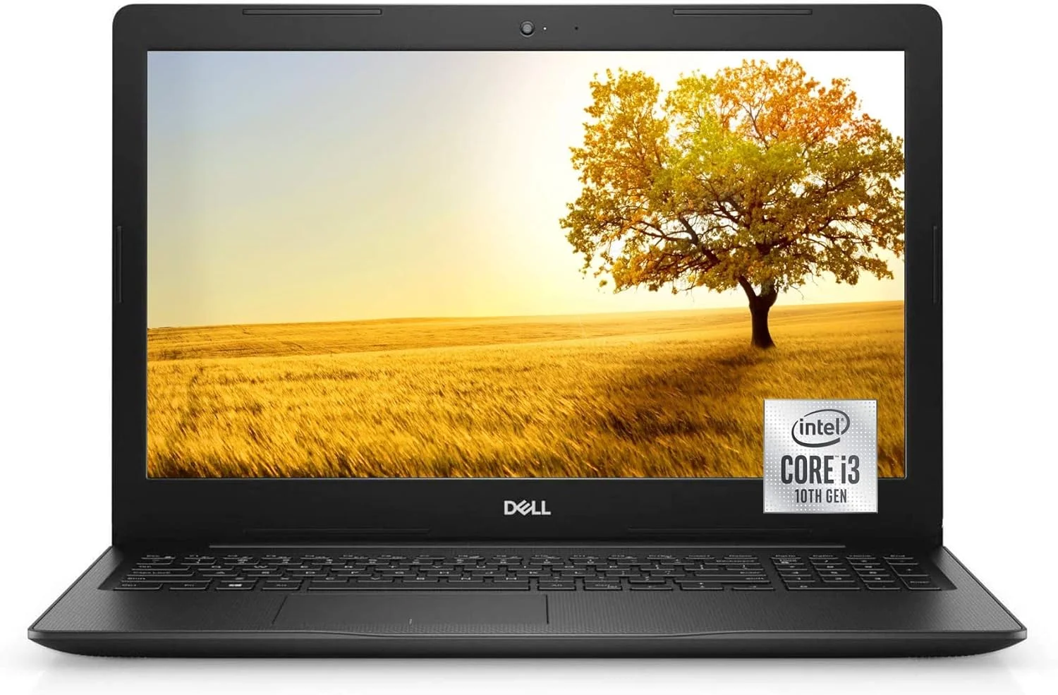 لپ تاپ دل Inspiron 15 سری 3000 مدل 3593 جدیدترین نسخه 2021، صفحه نمایش 15.6 اینچی HD بدون لمس، پردازنده نسل دهم Intel Core i3-1005G1، رم 8 گیگابایتی، SSD 256 گیگابایتی، وب کم، HDMI، Wi-Fi، بلوتوث، ویندوز 10 هوم، مشکی
