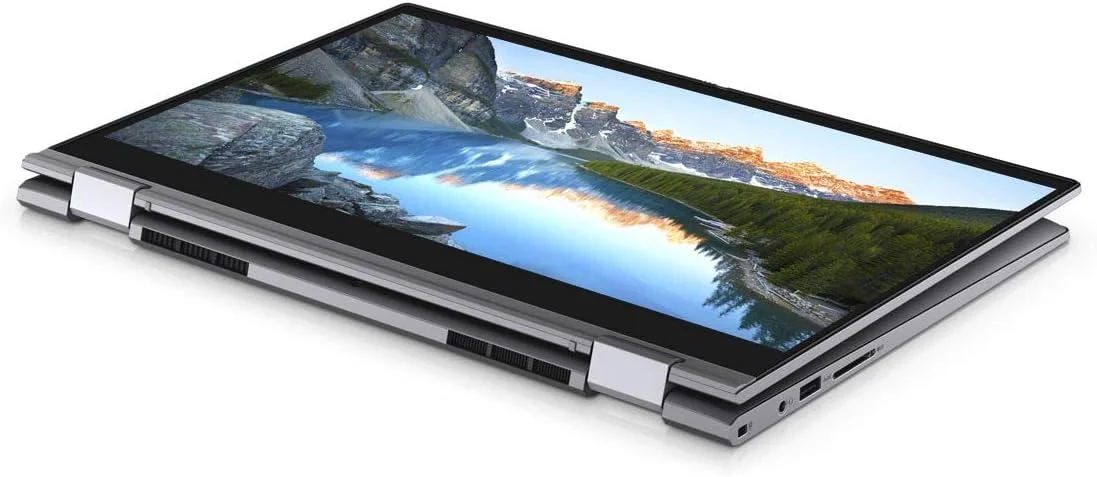 دل اینسپایرون 14-5400 2in1 با پردازنده T-i7-1065G7، رم 16 گیگابایت، حافظه SSD 512 گیگابایت، گرافیک 2 گیگابایت MX 330، ویندوز 10، صفحه نمایش 14 اینچی، مدل 1N3M به همراه قلم