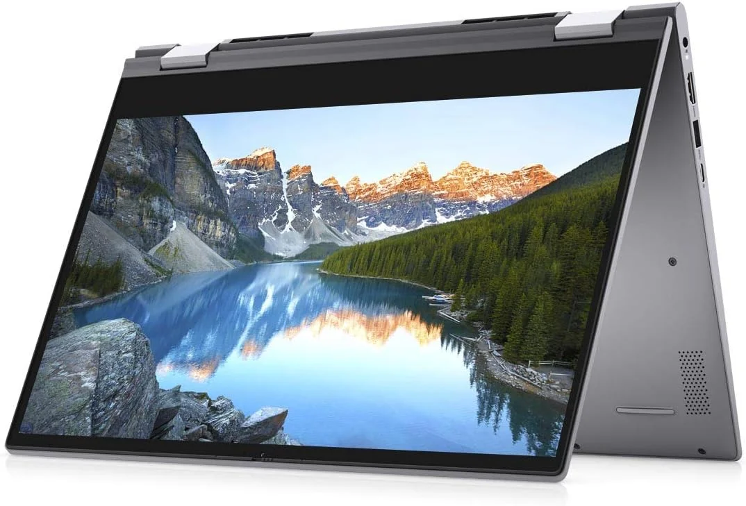 دل اینسپایرون 14-5400 2in1 با پردازنده T-i7-1065G7، رم 16 گیگابایت، حافظه SSD 512 گیگابایت، گرافیک 2 گیگابایت MX 330، ویندوز 10، صفحه نمایش 14 اینچی، مدل 1N3M به همراه قلم