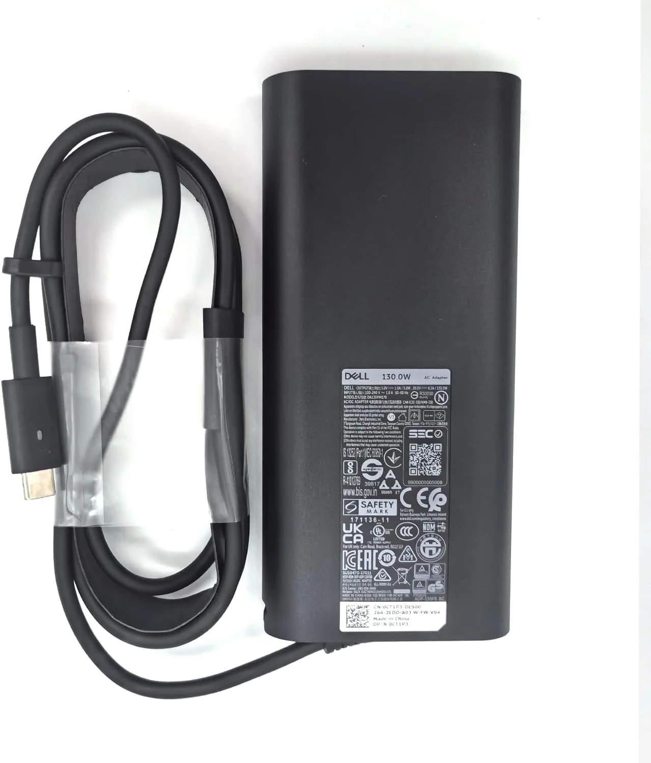 شارژر لپ تاپ دل 130 وات USB C نوع C آداپتور AC، Precision 3551 3560 3561 3570 3571 5470 5550 5560 5570 5750 5760 5770 شارژر AC، مشکی، DA130PM170 شارژر لپ تاپ دل 130 وات USB C نوع C آداپتور AC، Precision 3551 3560 3561 3570 3571 5470 5550 5560 5570 5750 5760 5770 شارژر AC، مشکی، DA130PM170
