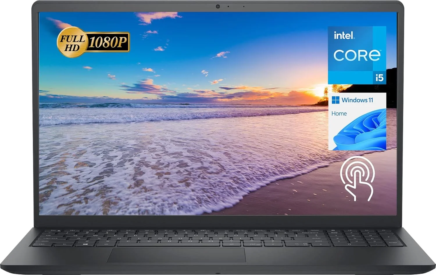لپ تاپ جدید دل Inspiron 15 3511، صفحه نمایش لمسی 15.6 اینچی FHD، پردازنده Intel Core i5-1035G1، رم 16 گیگابایتی، SSD 1 ترابایتی PCIe NVMe M.2، کارت خوان SD، وب کم، HDMI، WiFi، ویندوز 11 هوم، مشکی