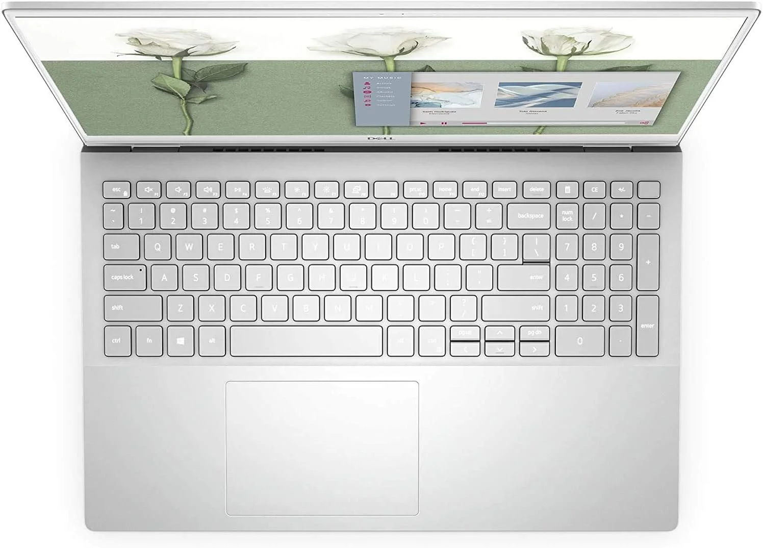 لپ تاپ 15.6 اینچی Dell Inspiron 5000 Series 5502 FHD مدل 2021، پردازنده نسل 11 اینتل Quad Core i7 1165G7، رم 16 گیگابایت، SSD 512 گیگابایت، کیبورد با نور پس زمینه، حسگر اثر انگشت، وب کم، USB C، ویندوز 10، نقره ای به همراه پارچه LPT لپ تاپ 15.6 اینچی Dell Inspiron 5000 Series 5502 FHD مدل 2021، پردازنده نسل 11 اینتل Quad Core i7 1165G7، رم 16 گیگابایت، SSD 512 گیگابایت، کیبورد با نور پس زمینه، حسگر اثر انگشت، وب کم، USB C، ویندوز 10، نقره ای به همراه پارچه LPT