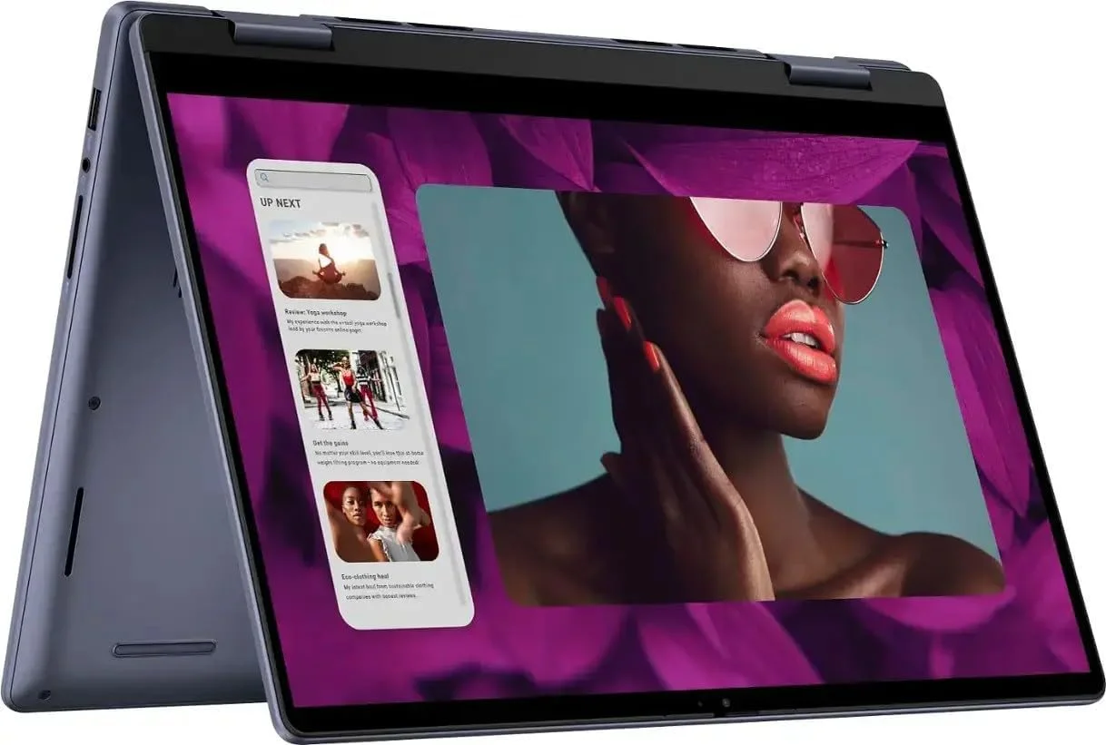 لپ تاپ تجاری 2 در 1 Dell Inspiron 14 7445 مدل 2025، صفحه نمایش لمسی 14.0 اینچی IPS FHD+ (AMD Ryzen 5 8640HS، 8 گیگابایت DDR5، 512 گیگابایت SSD، هوش مصنوعی Copilot، صفحه کلید با نور پس زمینه، اثر انگشت، WiFi 6E، BT 5.3، ویندوز 11 هوم) لپ تاپ تجاری 2 در 1 Dell Inspiron 14 7445 مدل 2025، صفحه نمایش لمسی 14.0 اینچی IPS FHD+ (AMD Ryzen 5 8640HS، 8 گیگابایت DDR5، 512 گیگابایت SSD، هوش مصنوعی Copilot، صفحه کلید با نور پس زمینه، اثر انگشت، WiFi 6E، BT 5.3، ویندوز 11 هوم)